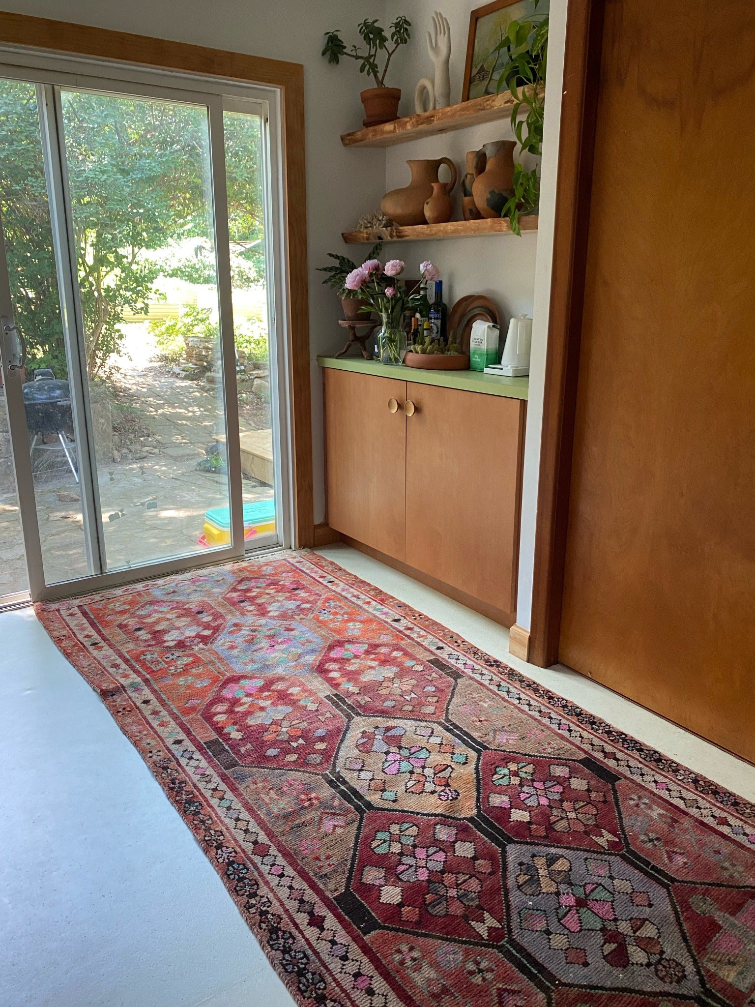 Shop Colorful Earthy Vintage Persian Rug