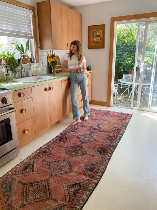 Style a Kitchen with a Vintage Runner Rug