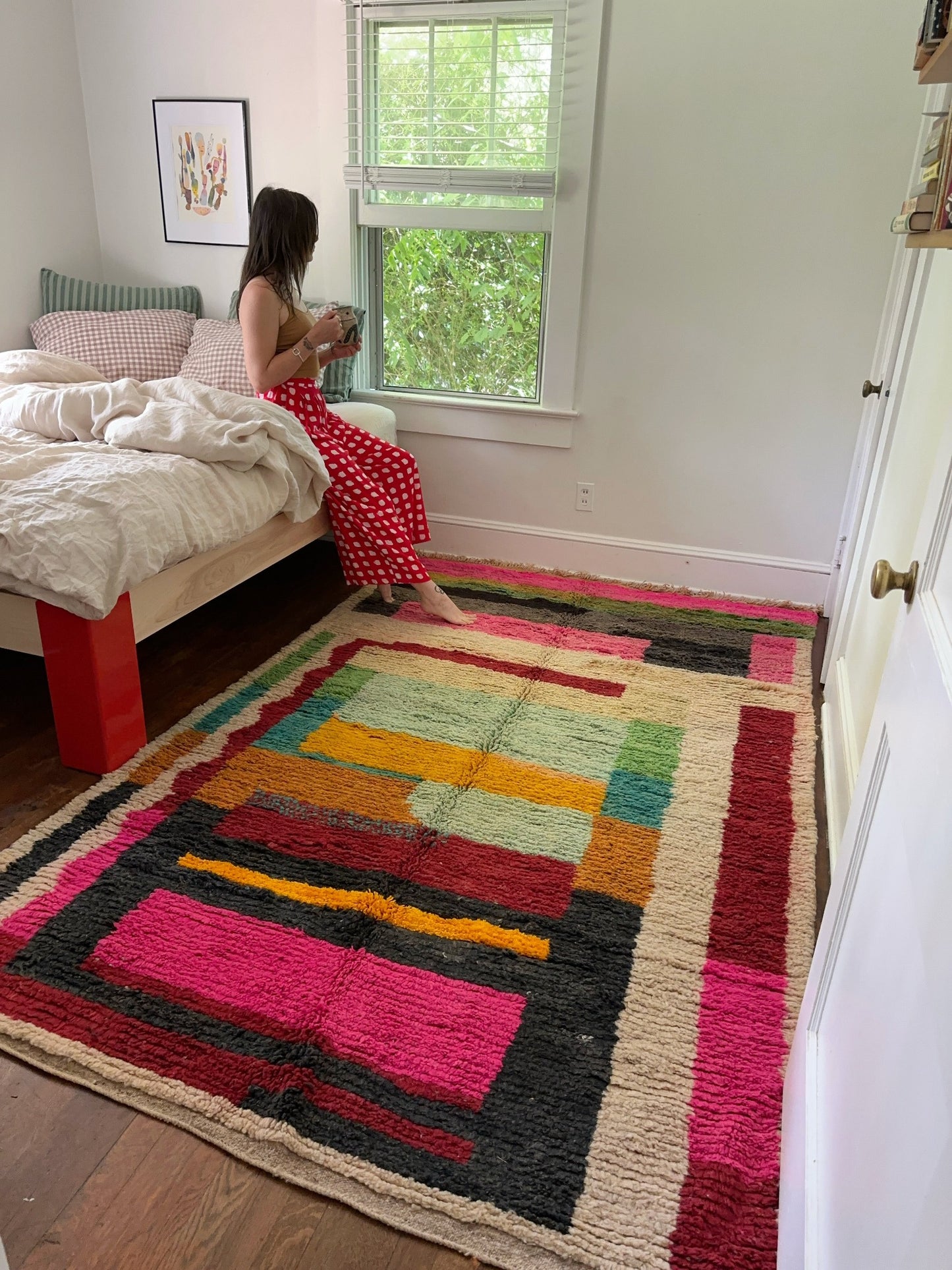 Create a Cozy Bedroom with Handmade Moroccan Rug