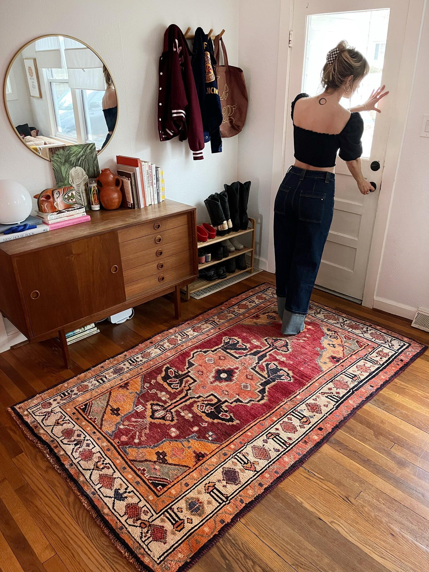 Pomegranate Vintage Persian Rug