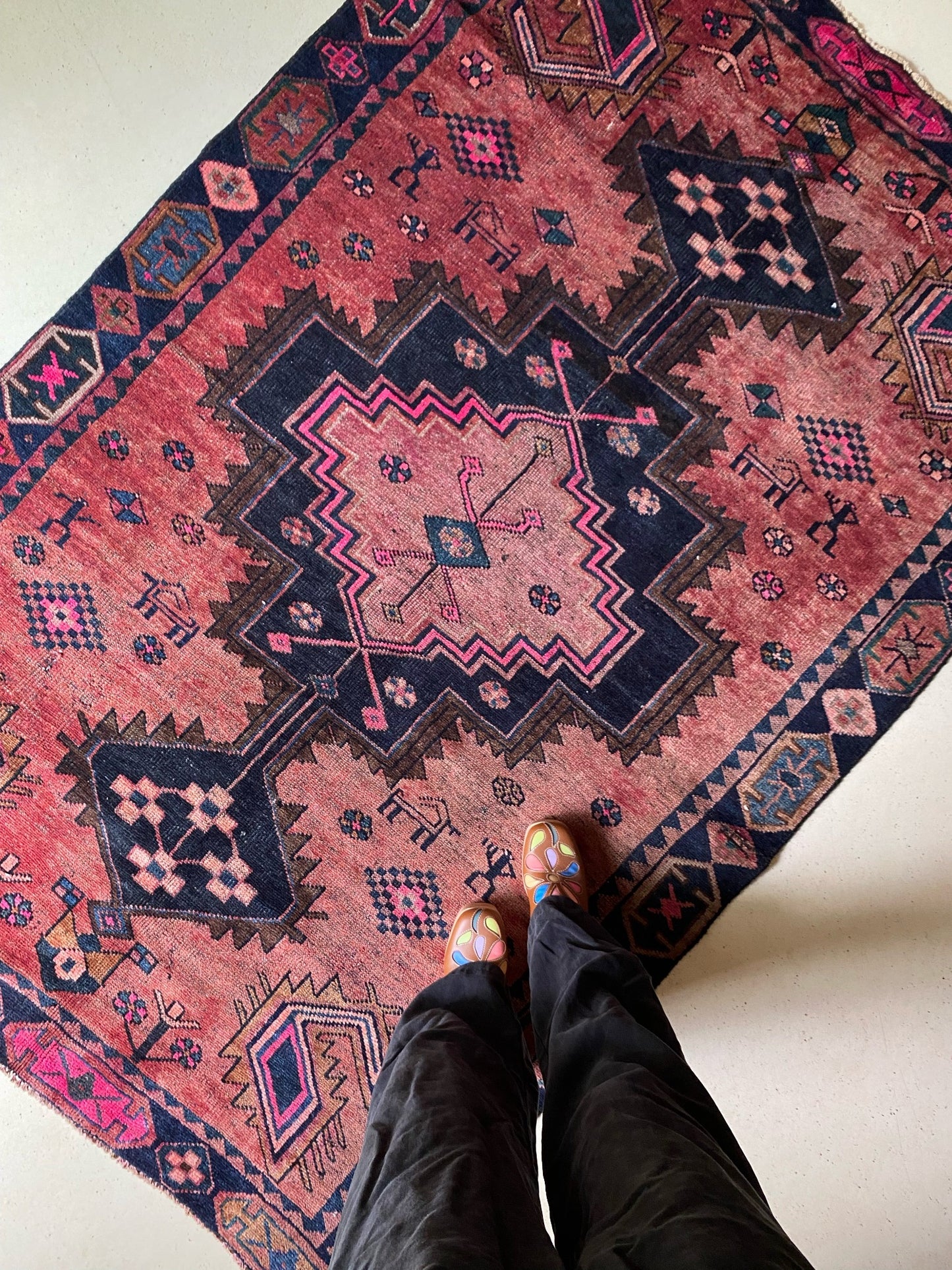 See Pink Persian Rug