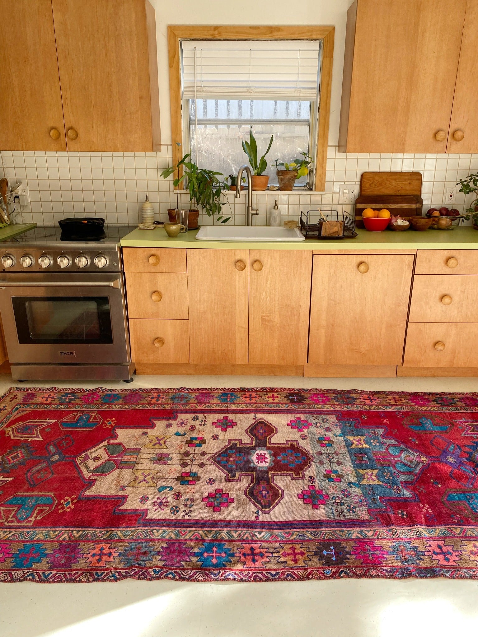 See Cape Persian Rug Styled in a Kitchen