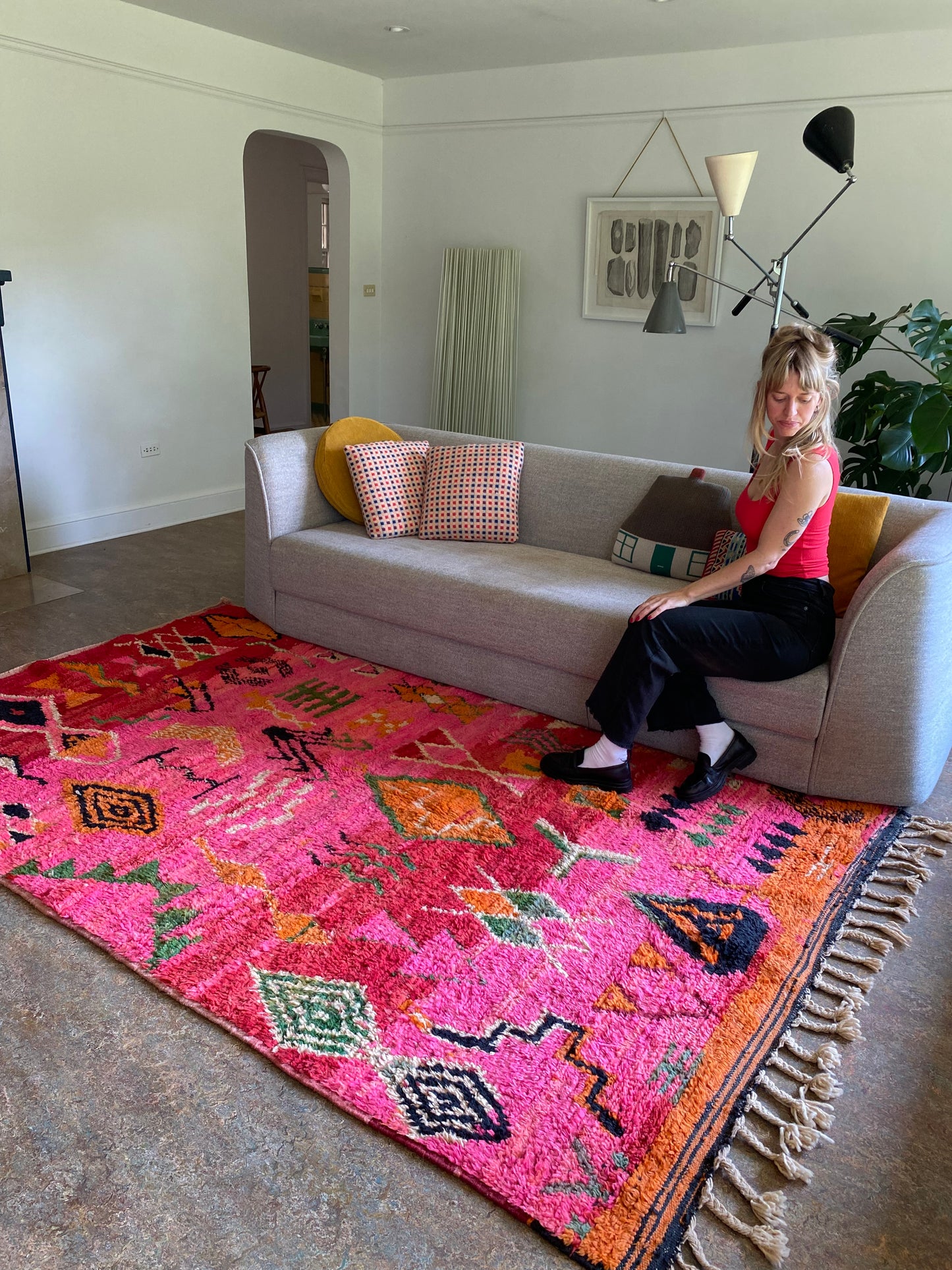 Moya Pink Moroccan Rug