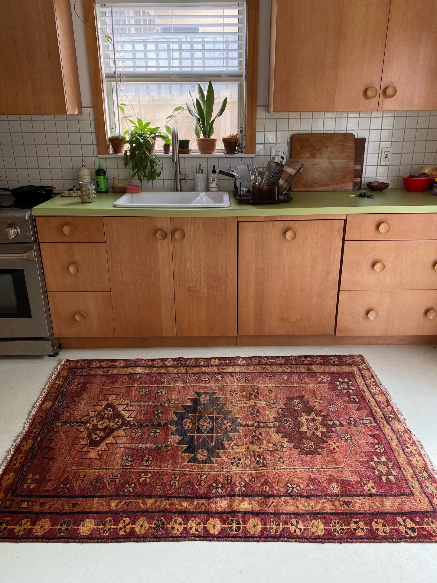 Style a Kitchen with a Vintage Persian Area Rug