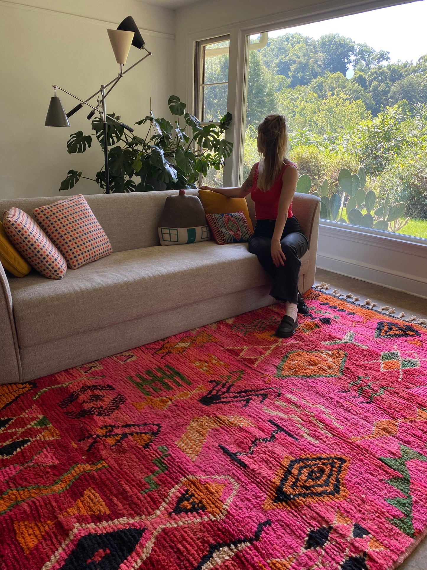 Moya Pink Moroccan Rug