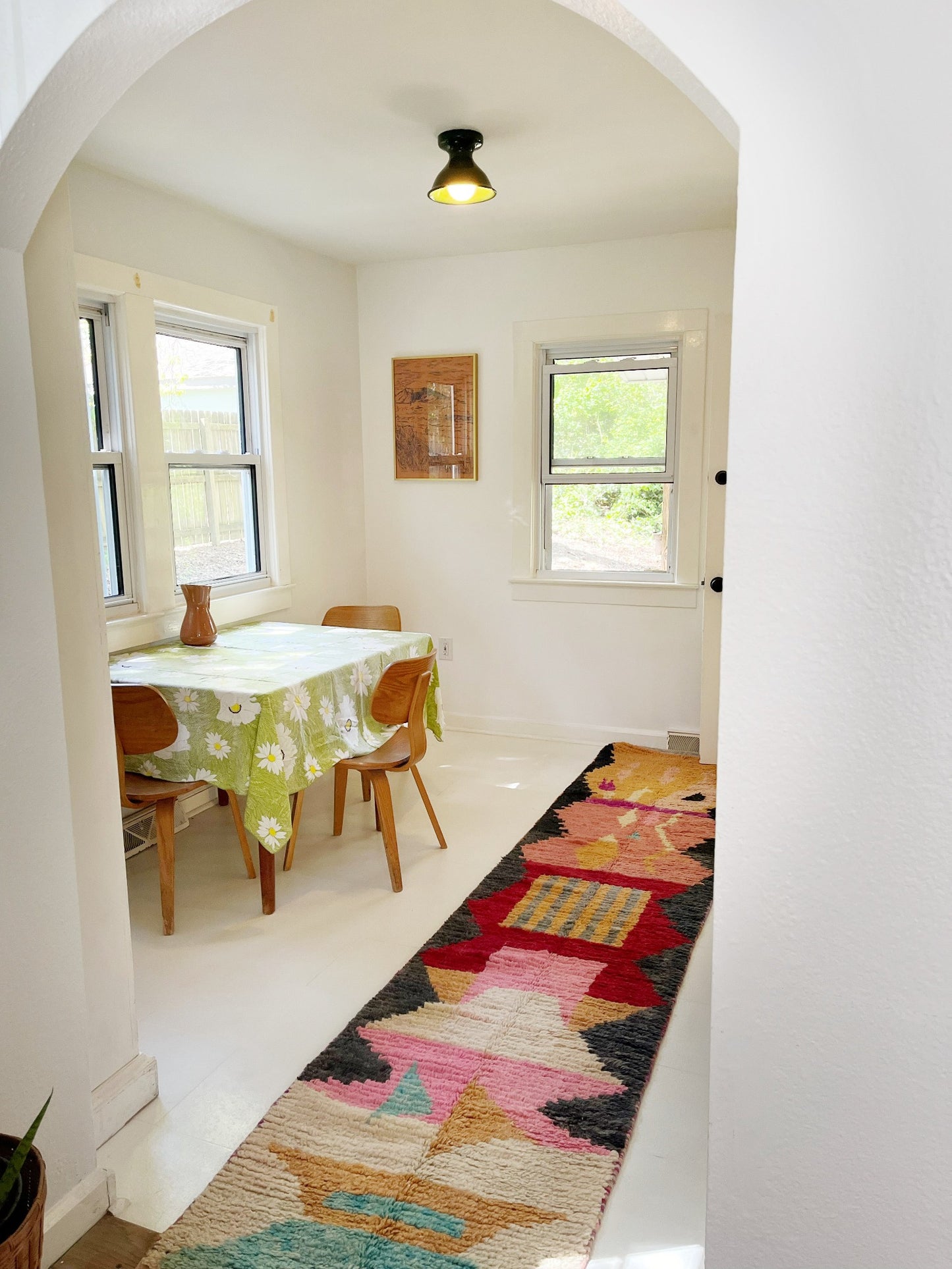 See Handmade Runner Rug in a Kitchen