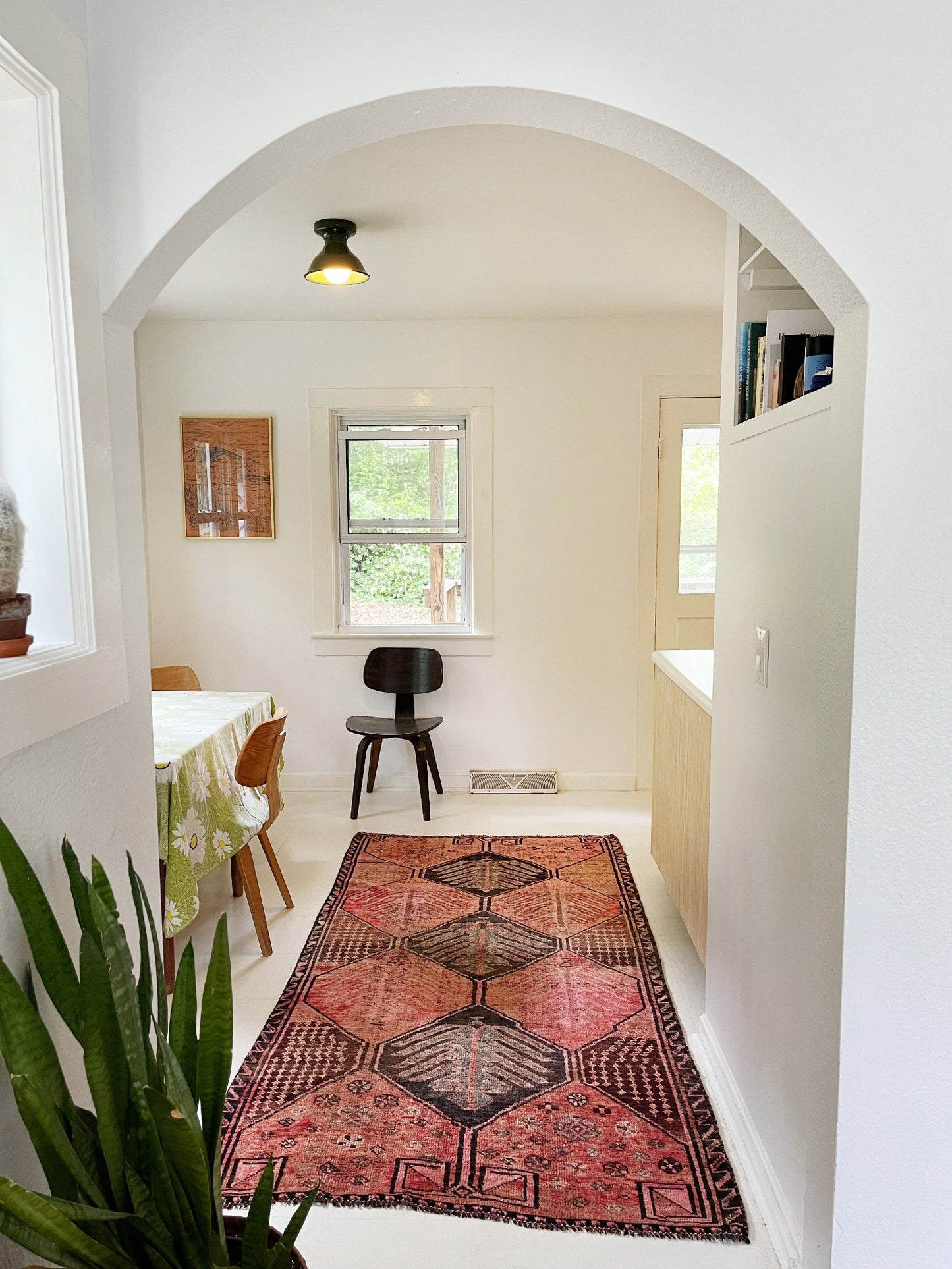 Style Vintage Terracotta Area Rug