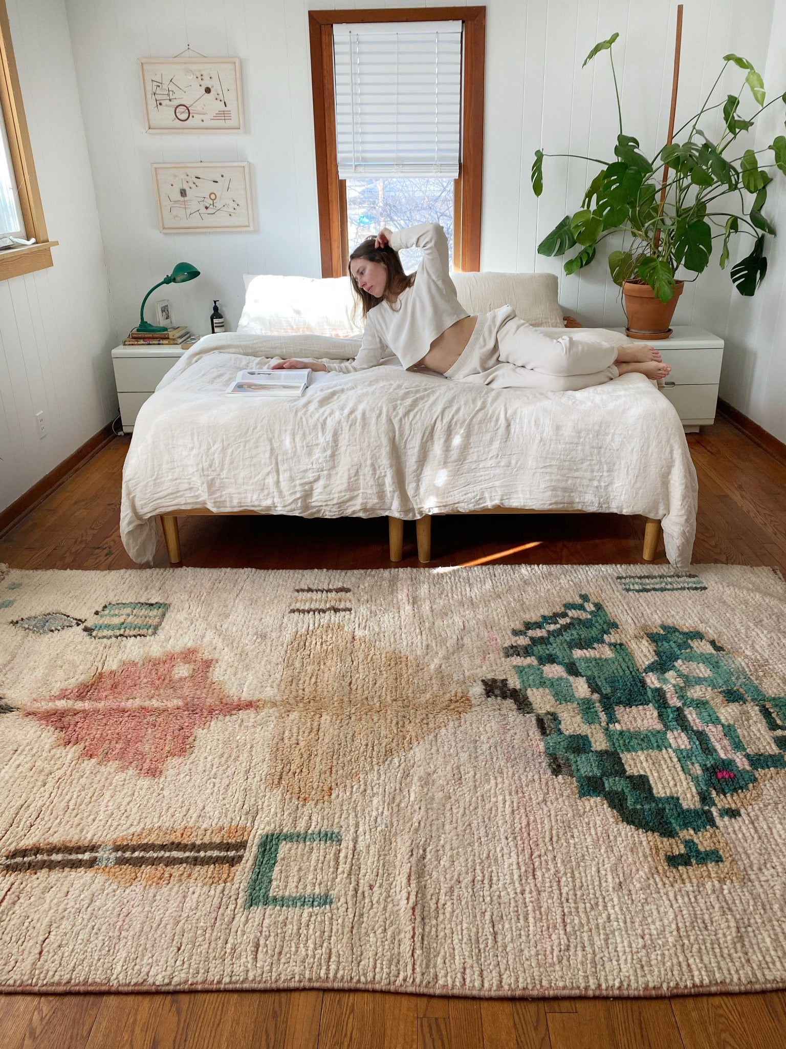 Maya Ncloth Rug Maya Moroccan Rug | Lost Hunt Vintage