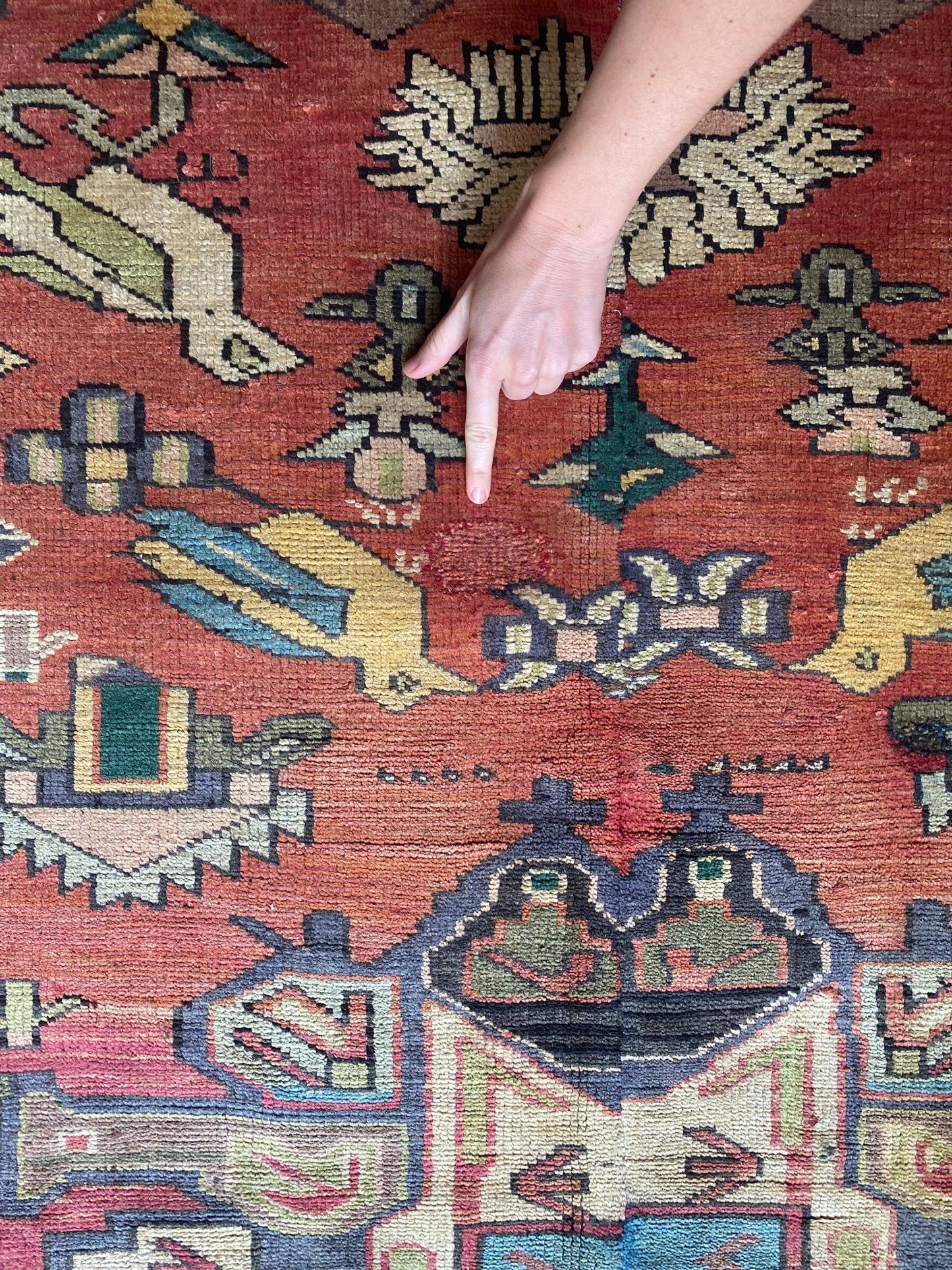 See Mend in Vintage Rug