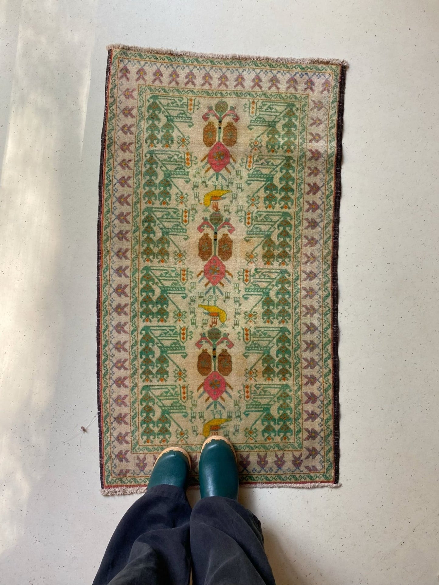 See Mini Floral Persian Rug