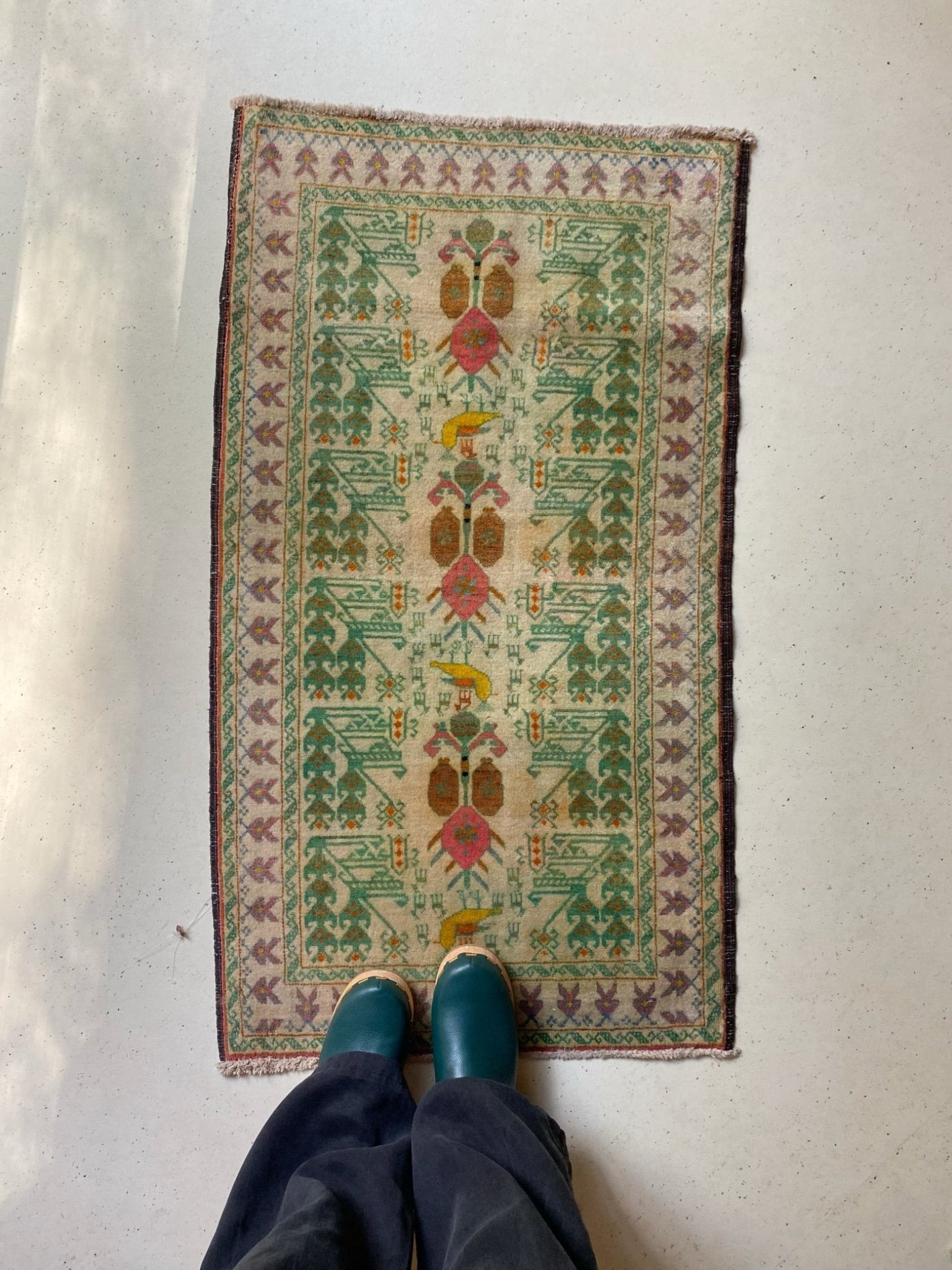 See Mini Floral Persian Rug