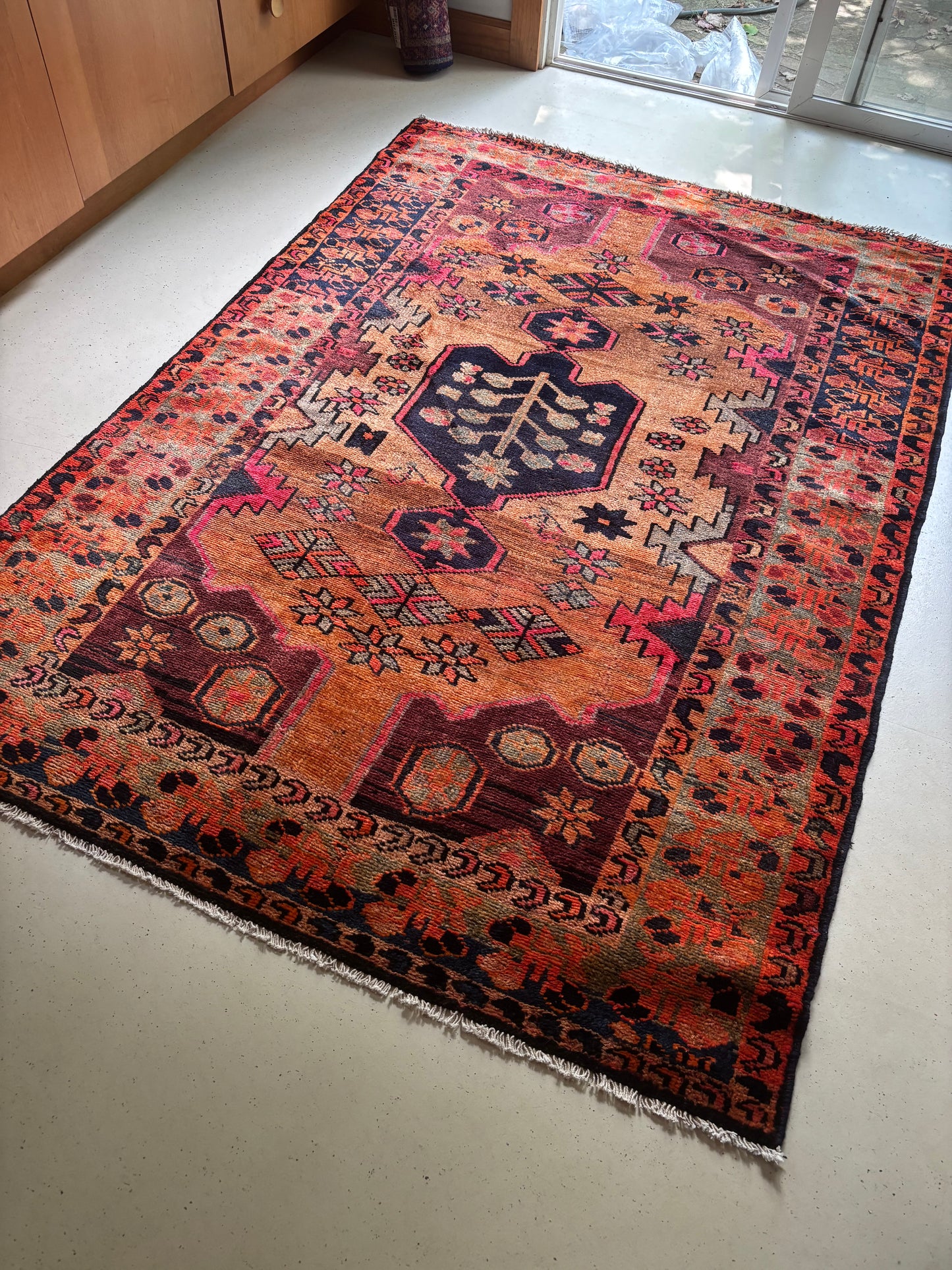 Lynx Vintage Turkish Rug