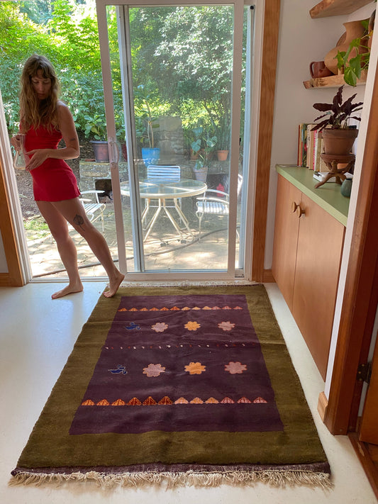 Peony Vintage Persian Rug