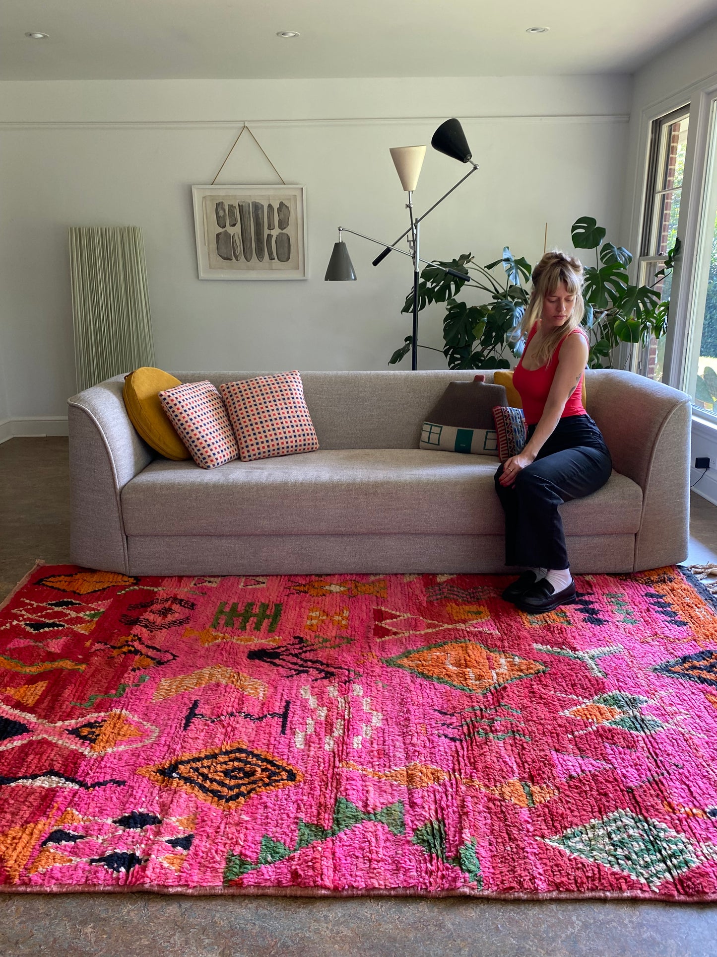 Moya Pink Moroccan Rug