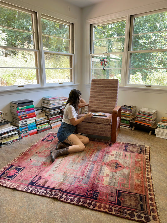 Shania Sage Vintage Persian Rug