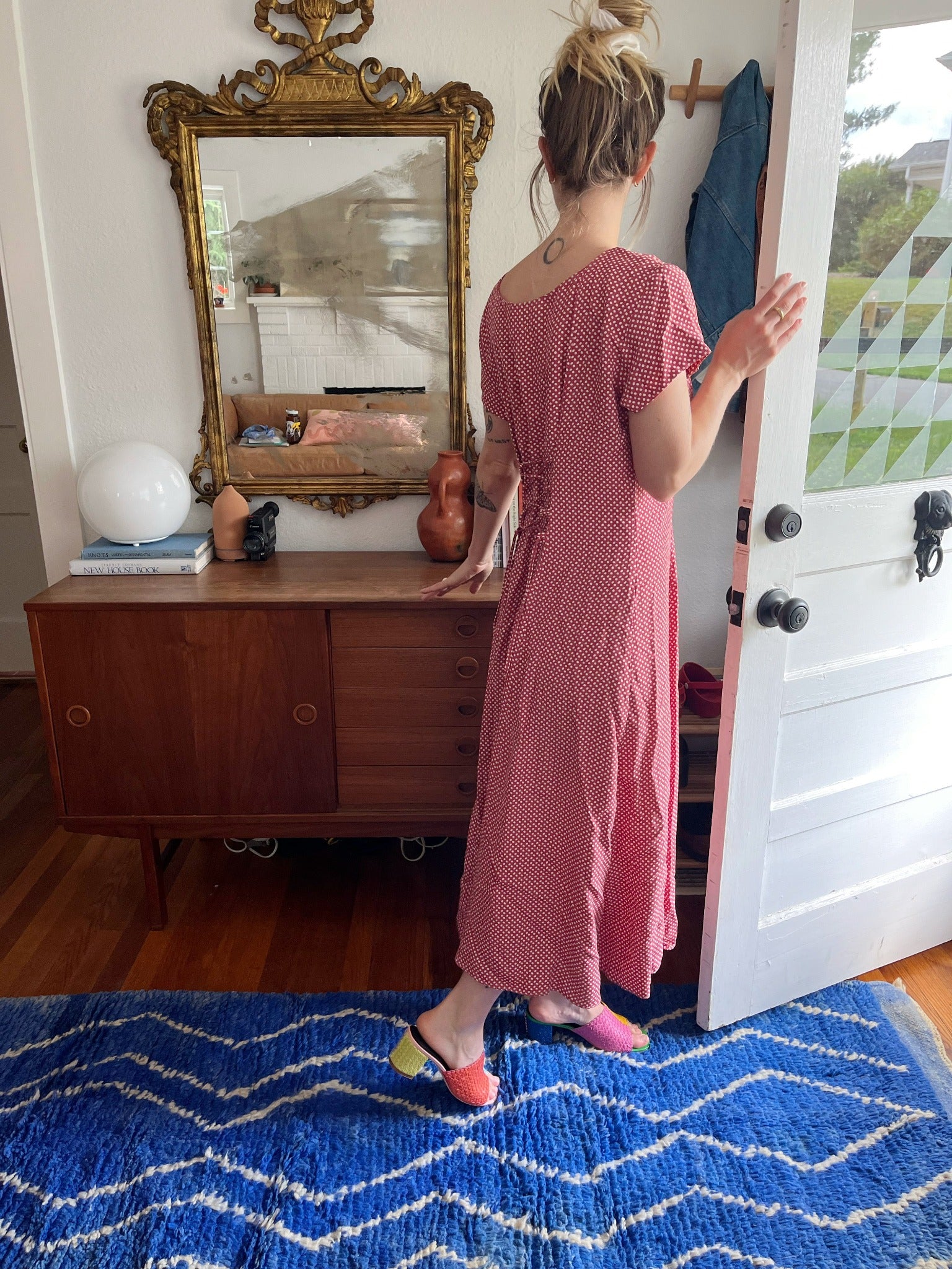 Style an Entryway with Blue Moroccan Runner