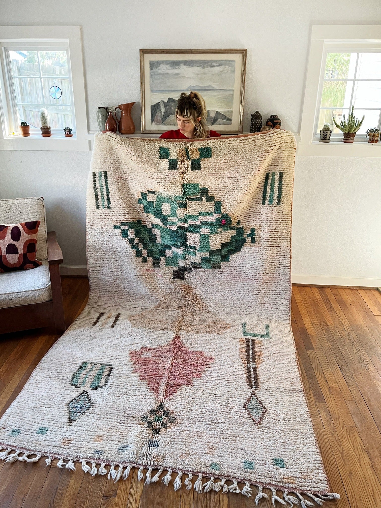 Maya Ncloth Rug Maya Moroccan Rug | Lost Hunt Vintage
