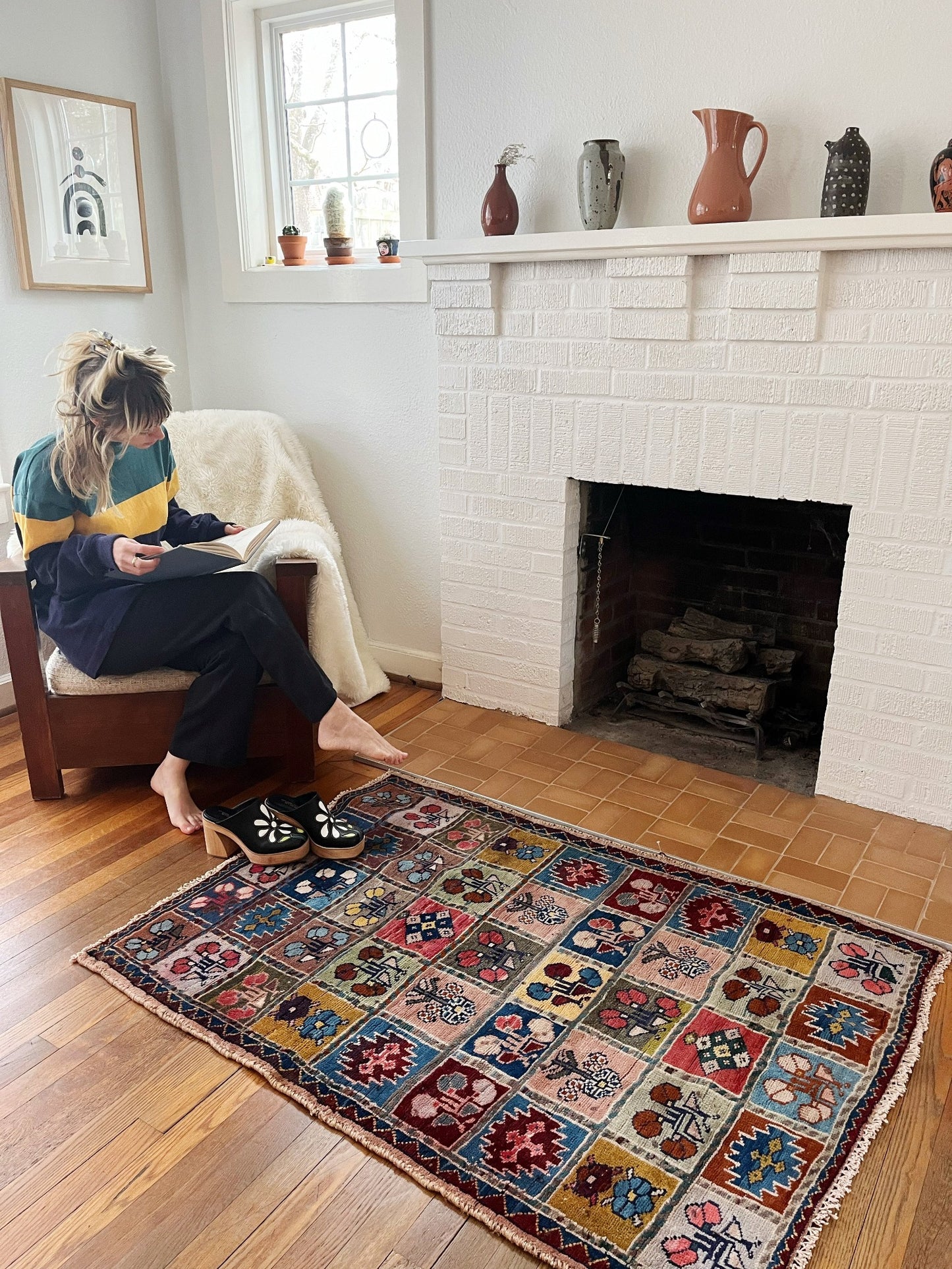 See Danli Persian Rug Styled in a Living Room