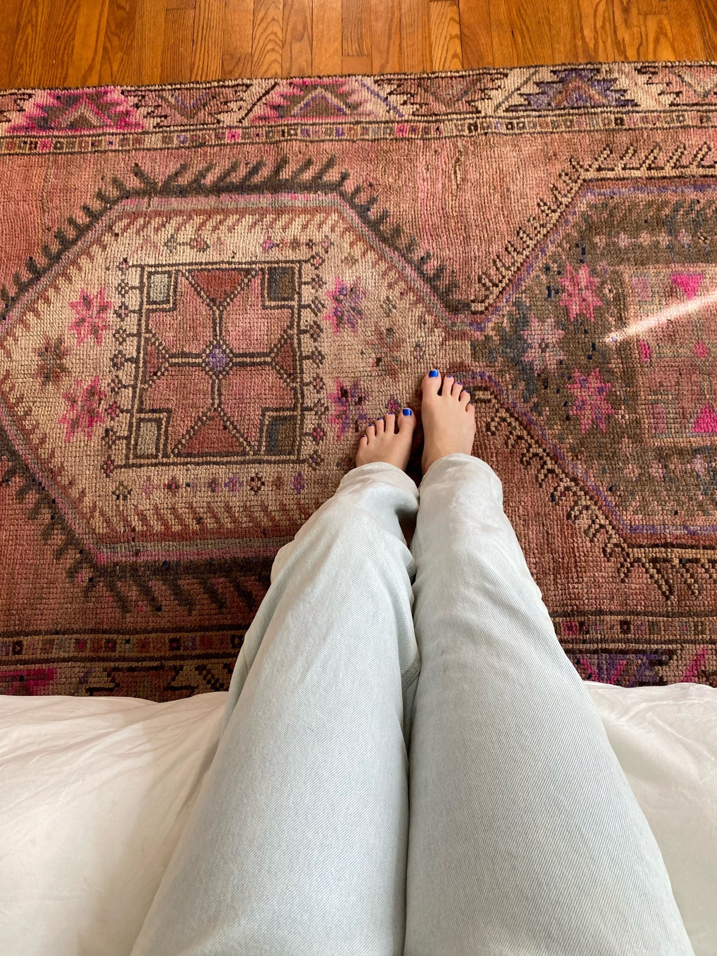 See Details and Motifs on Tonea Persian Pink Rug