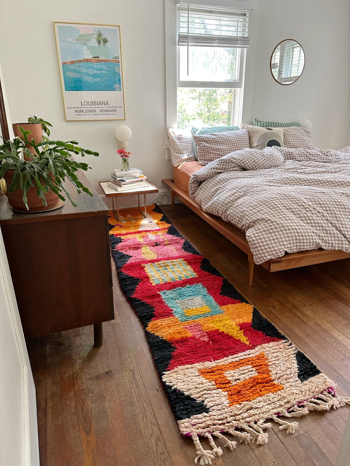 Style a Bedroom with a Colorful Moroccan Runner Rug