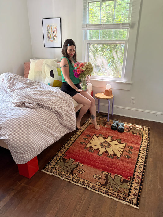 Sherbet Vintage Persian Rug