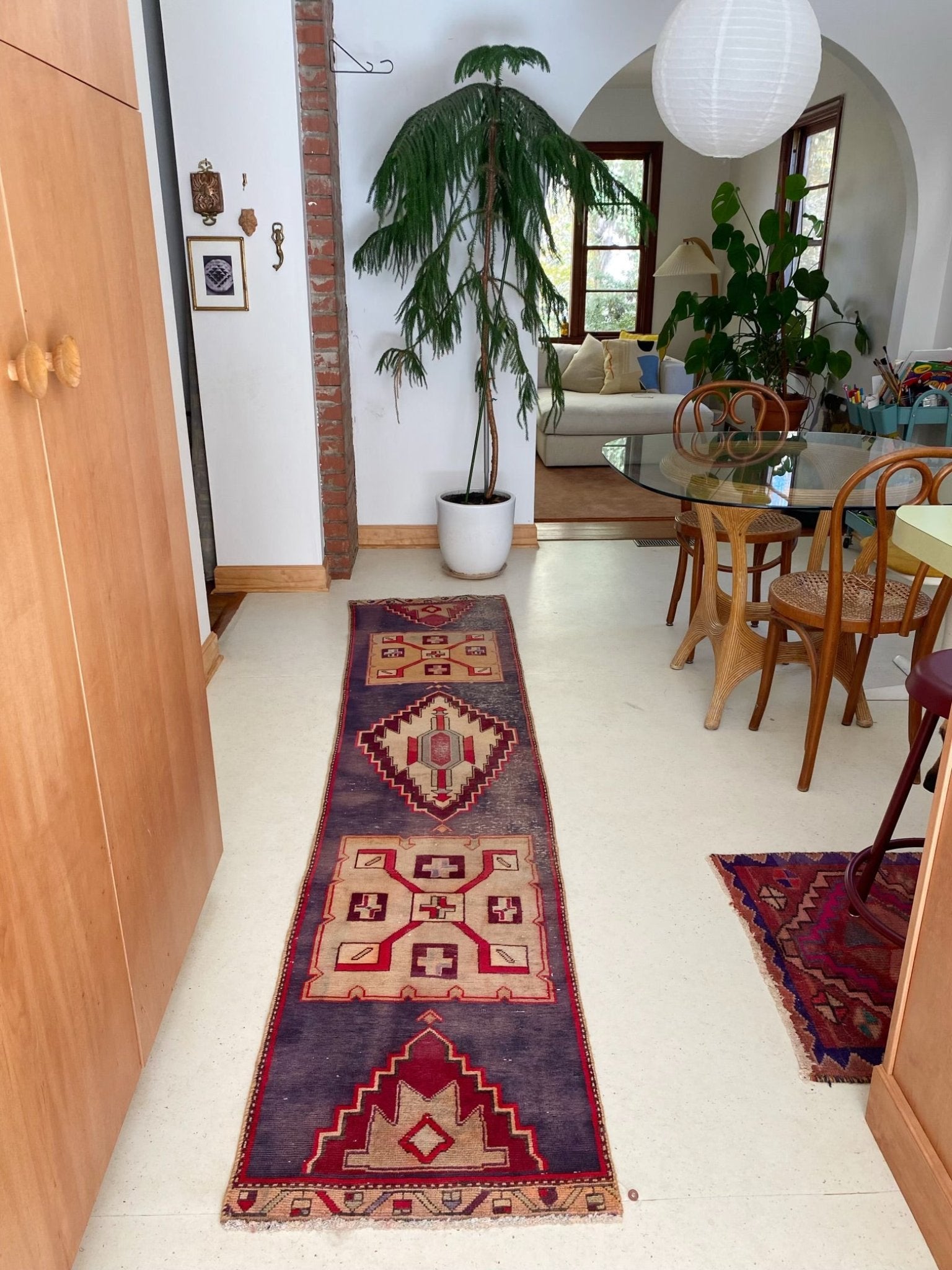 See Vintage Blue Runner Rug