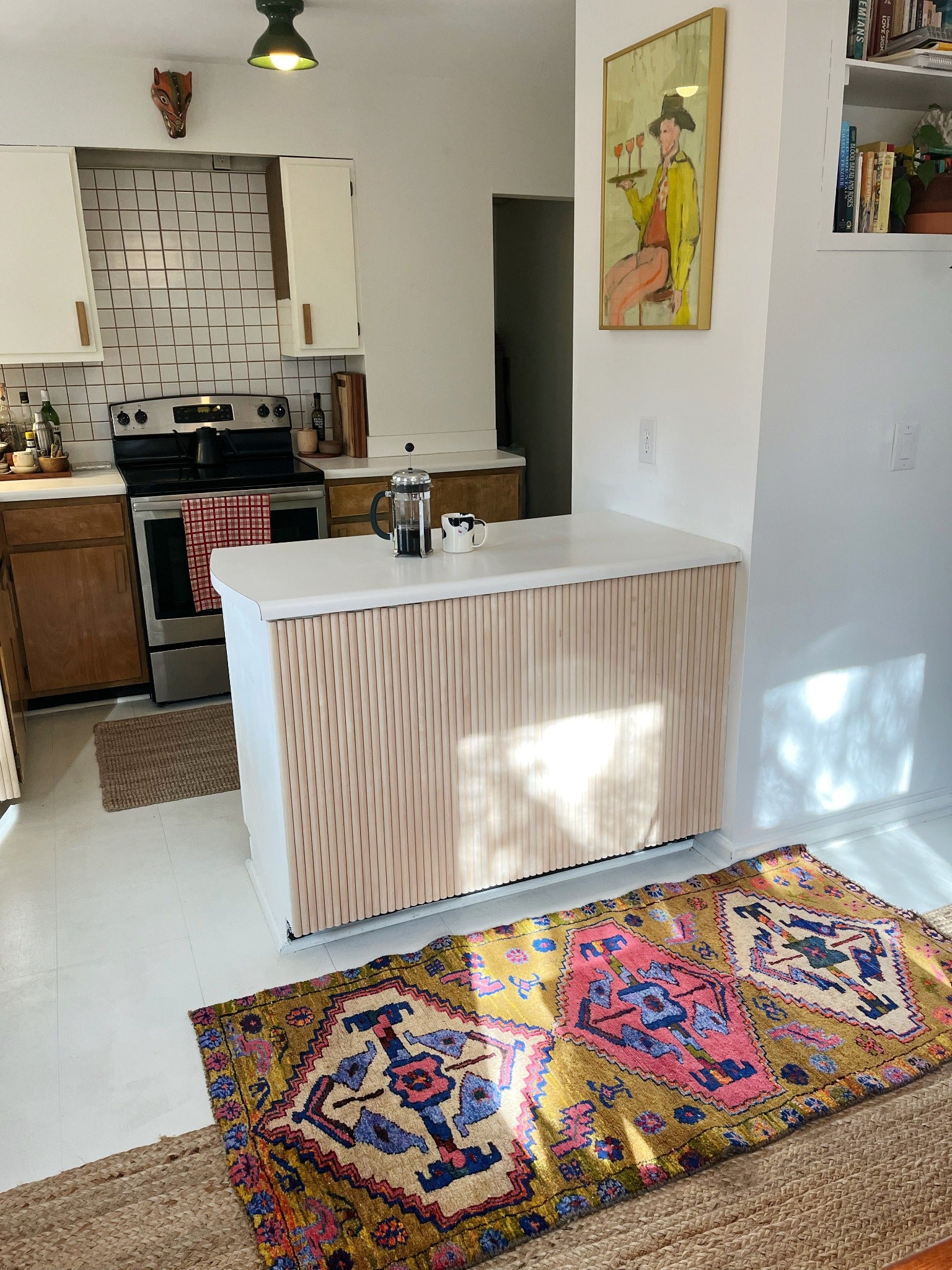 Style Lima Persian Rug in a Kitchen