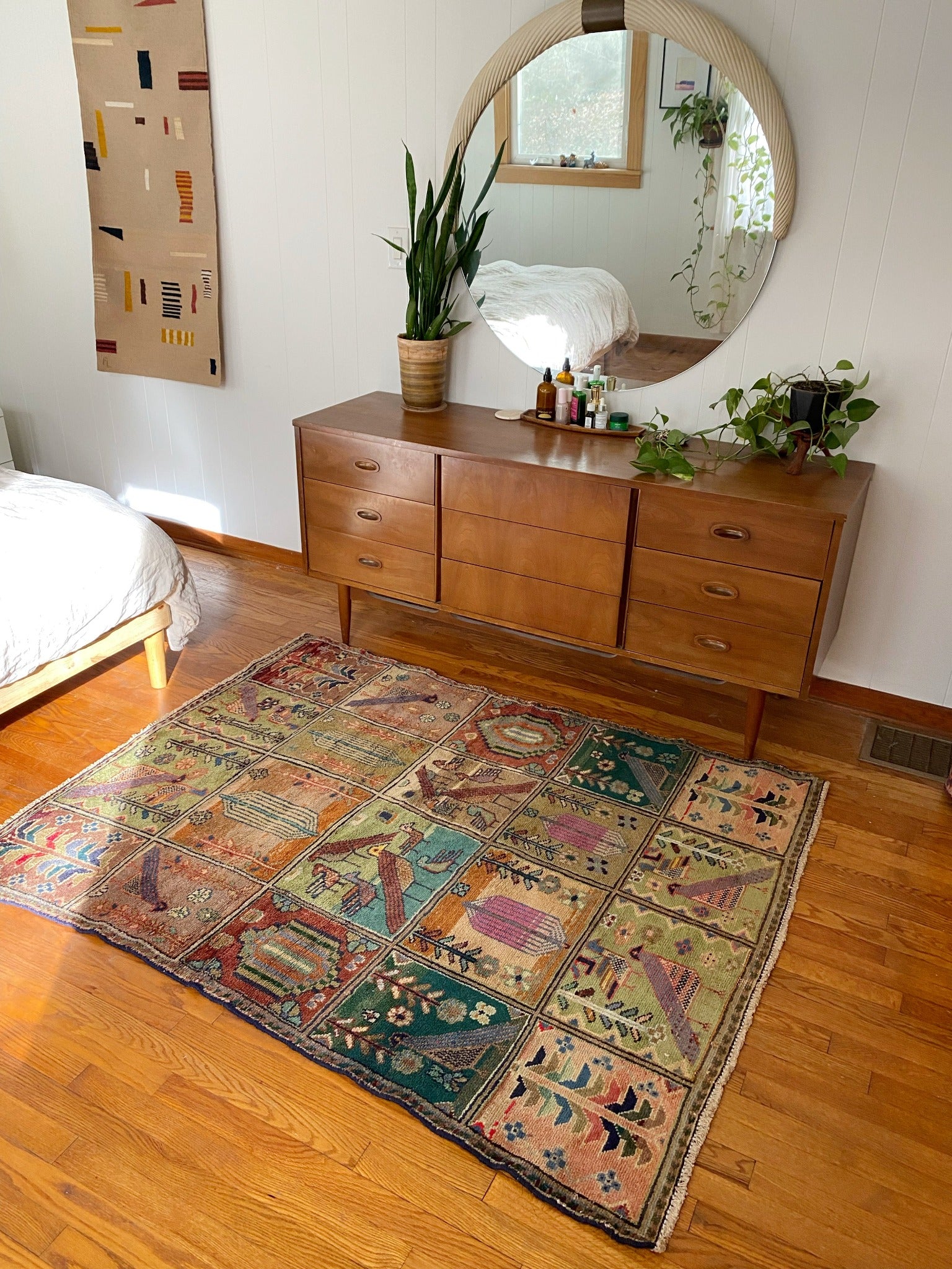 See Vera Persian Rug by a Dresser