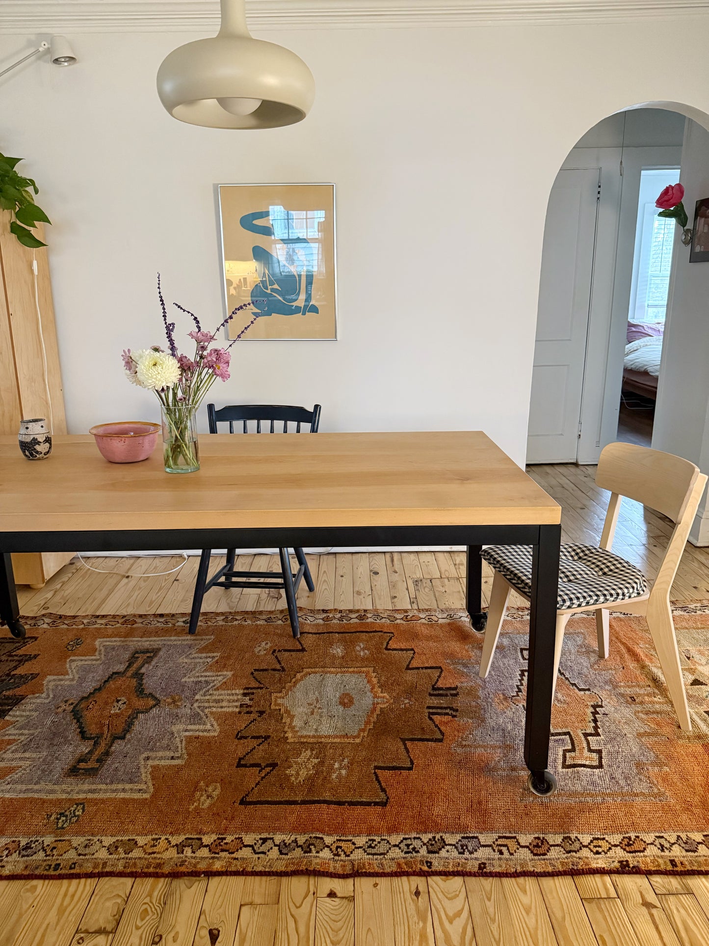 Milagro Blue Vintage Persian Runner Rug