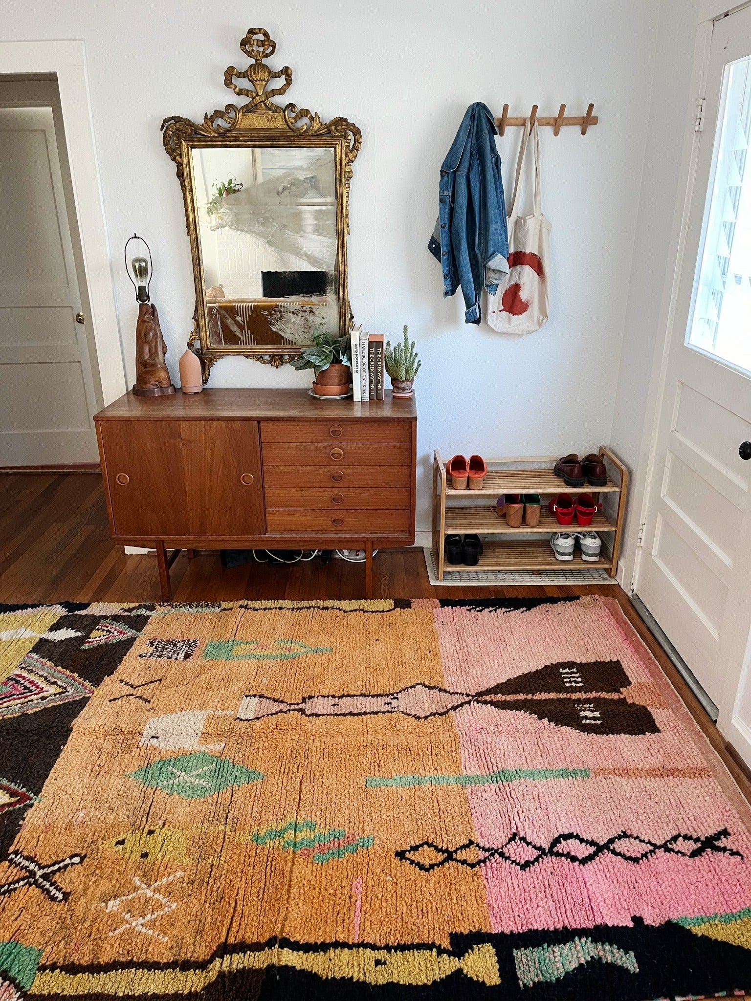 Elevate An Entryway with Gil Moroccan Rug