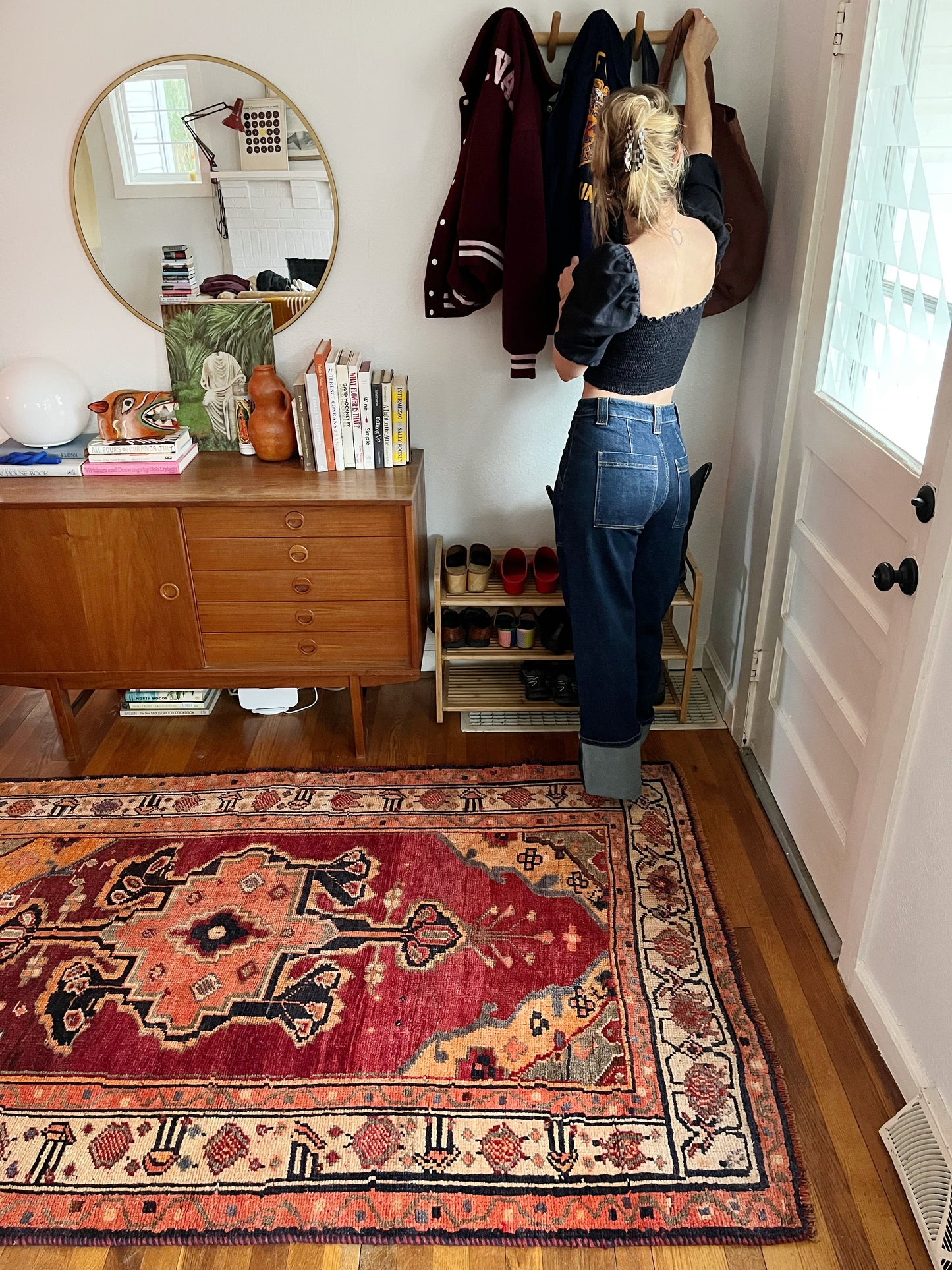 Pomegranate Vintage Persian Rug