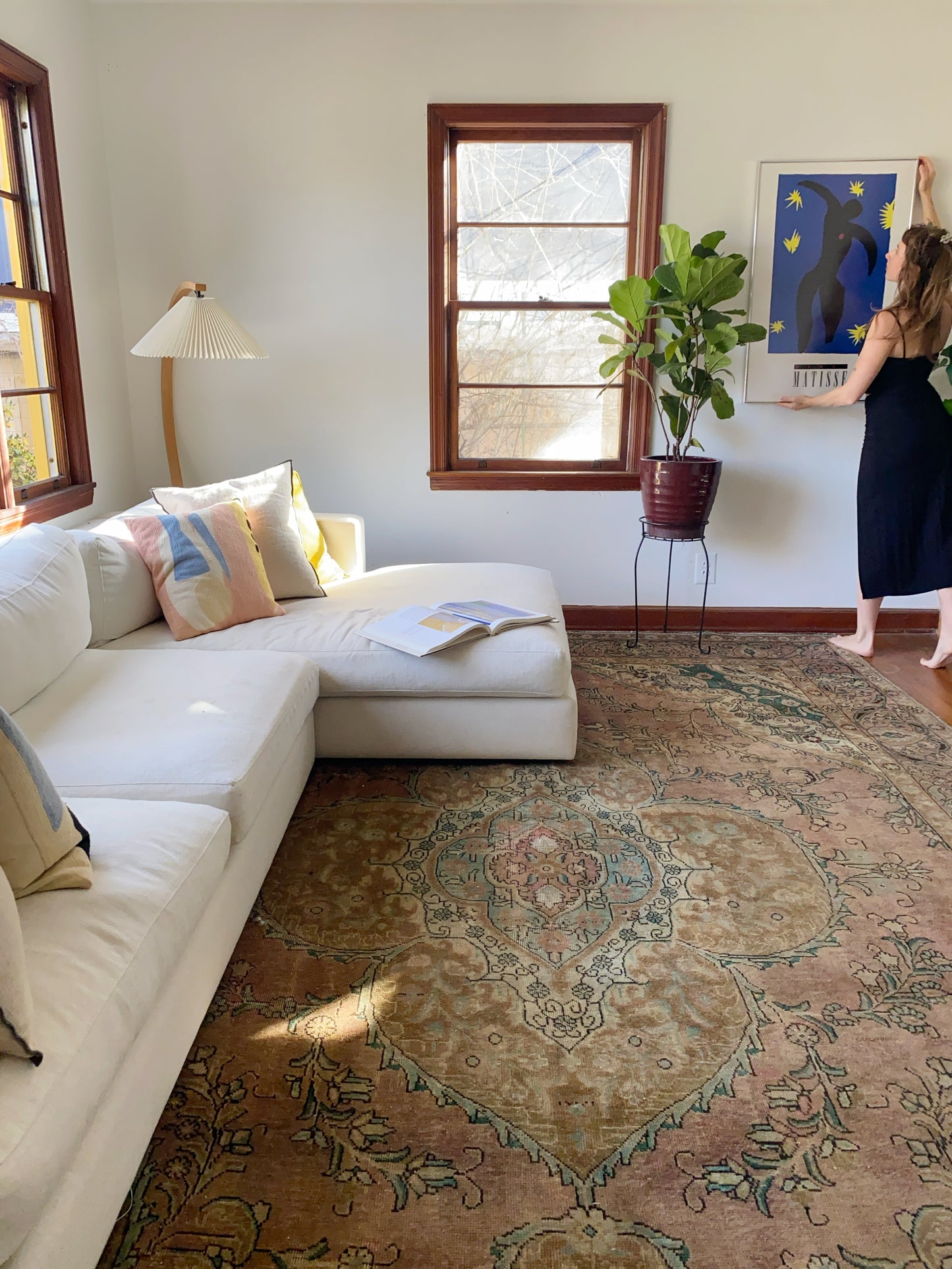 Rand Vintage Persian Area Rug