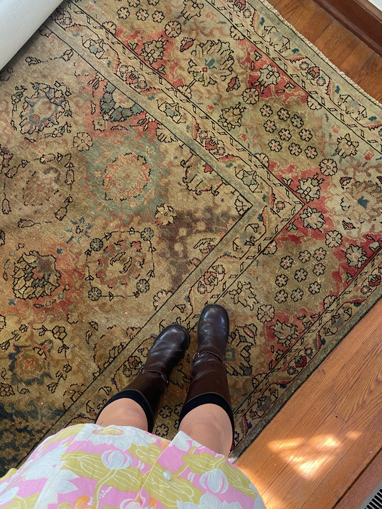Ezra Vintage Persian Area Rug