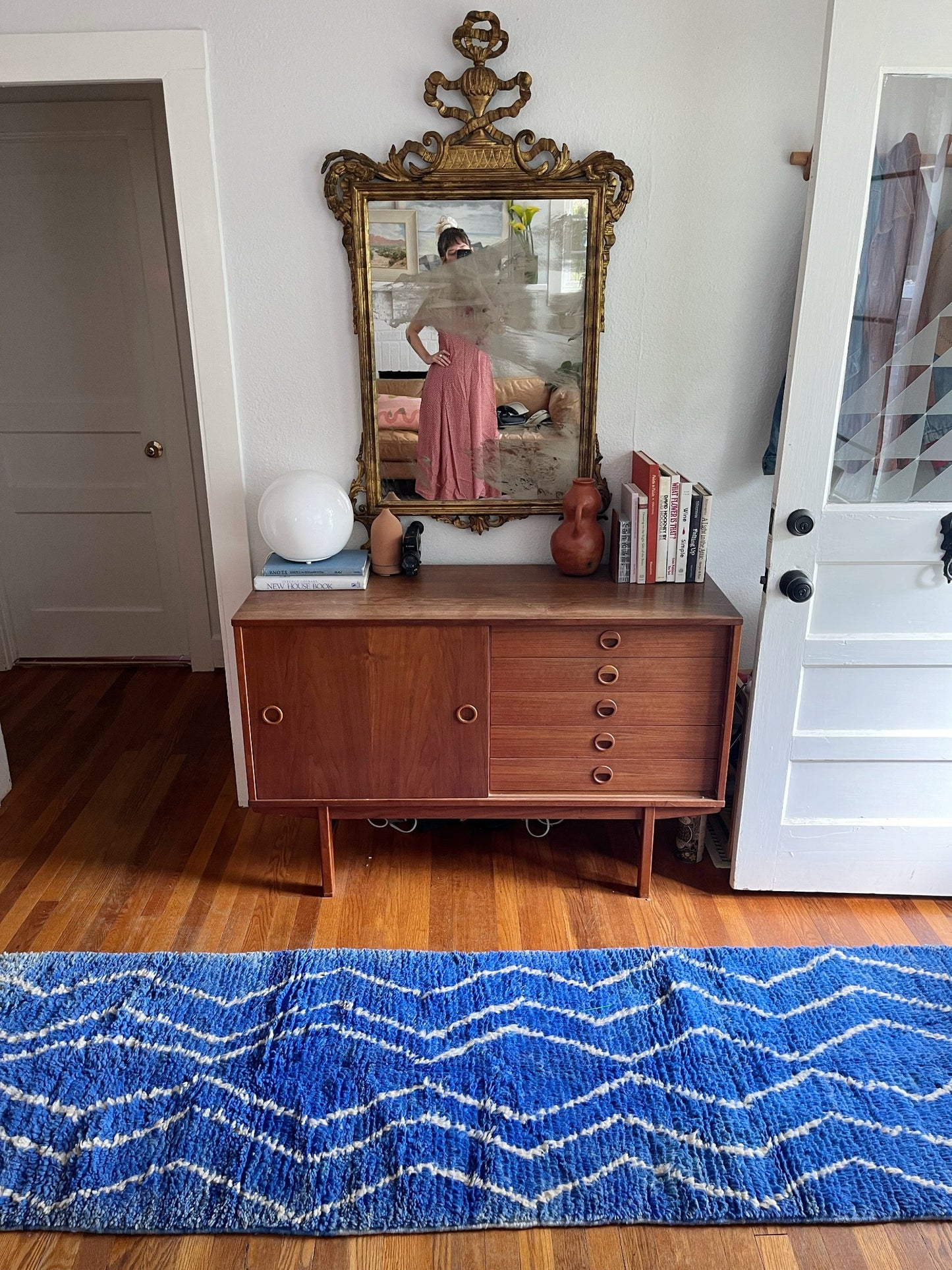 Enhance an Entryway with Blue Runner Rug