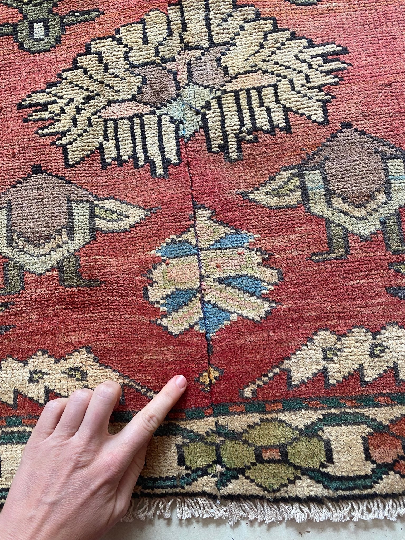 See Mend in Rug