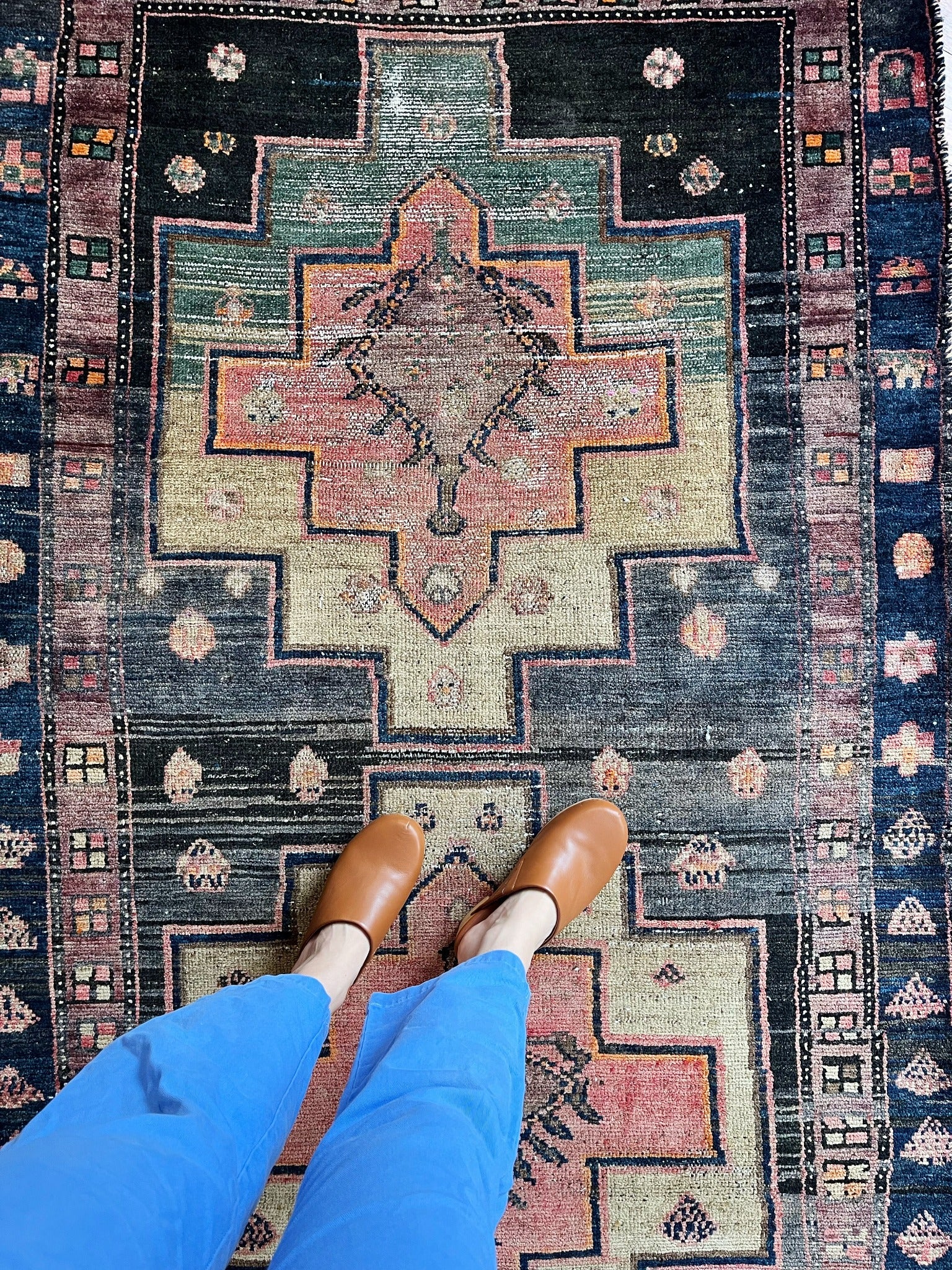 See Details of Vintage Juniper Persian Rug