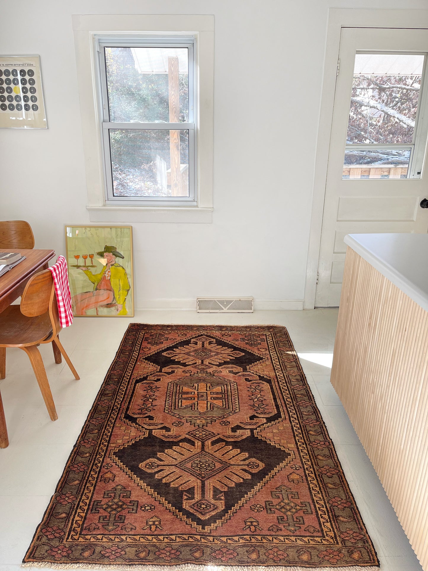 Miranda Neutral Vintage Persian Rug