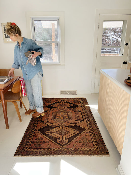 Miranda Neutral Vintage Persian Rug