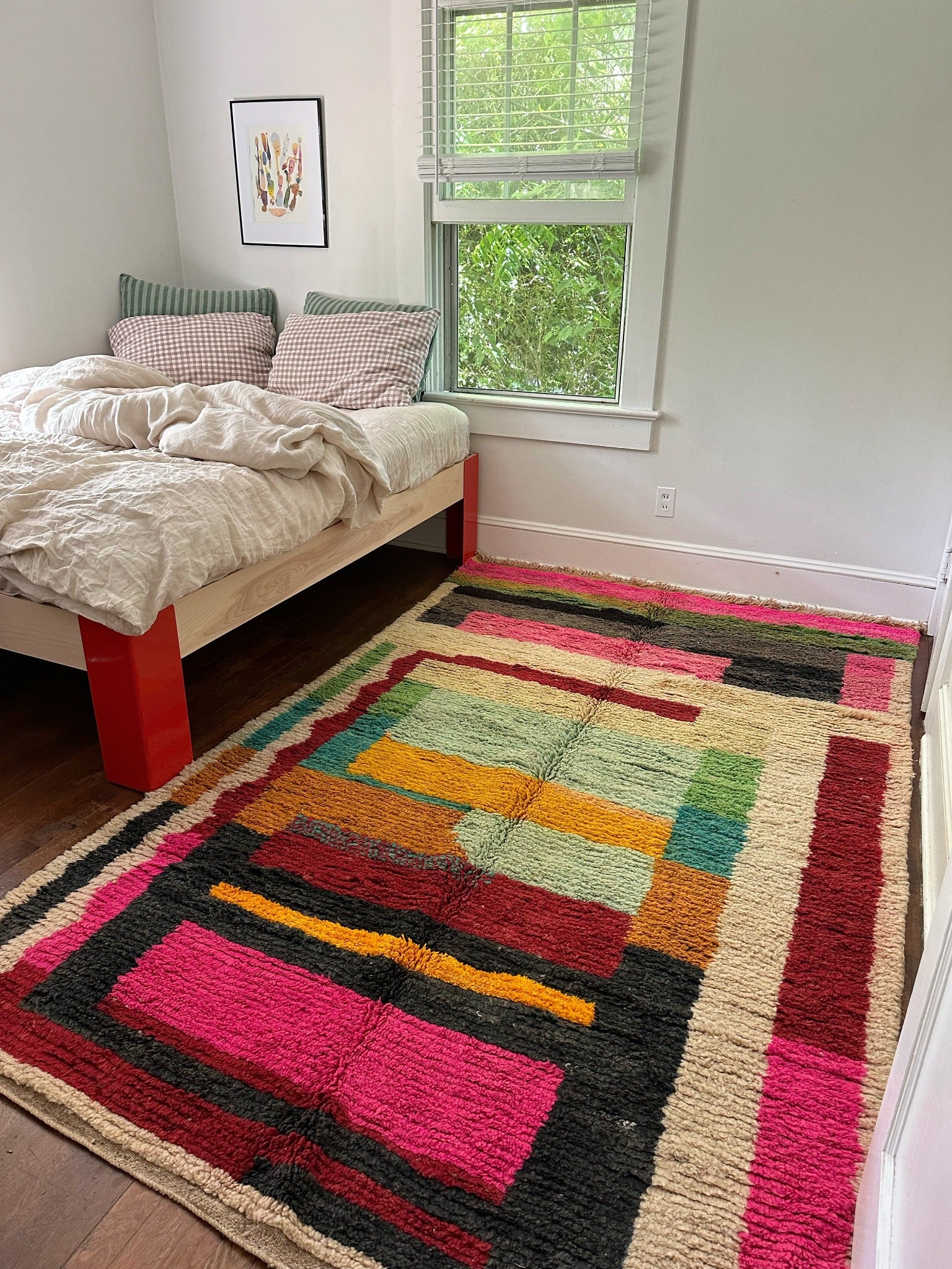 See Elston Rug Enhance a Bedroom