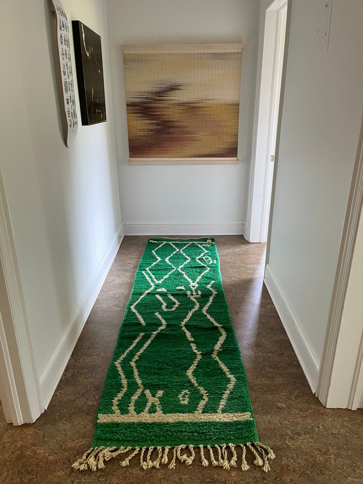 Isle Green Moroccan Runner