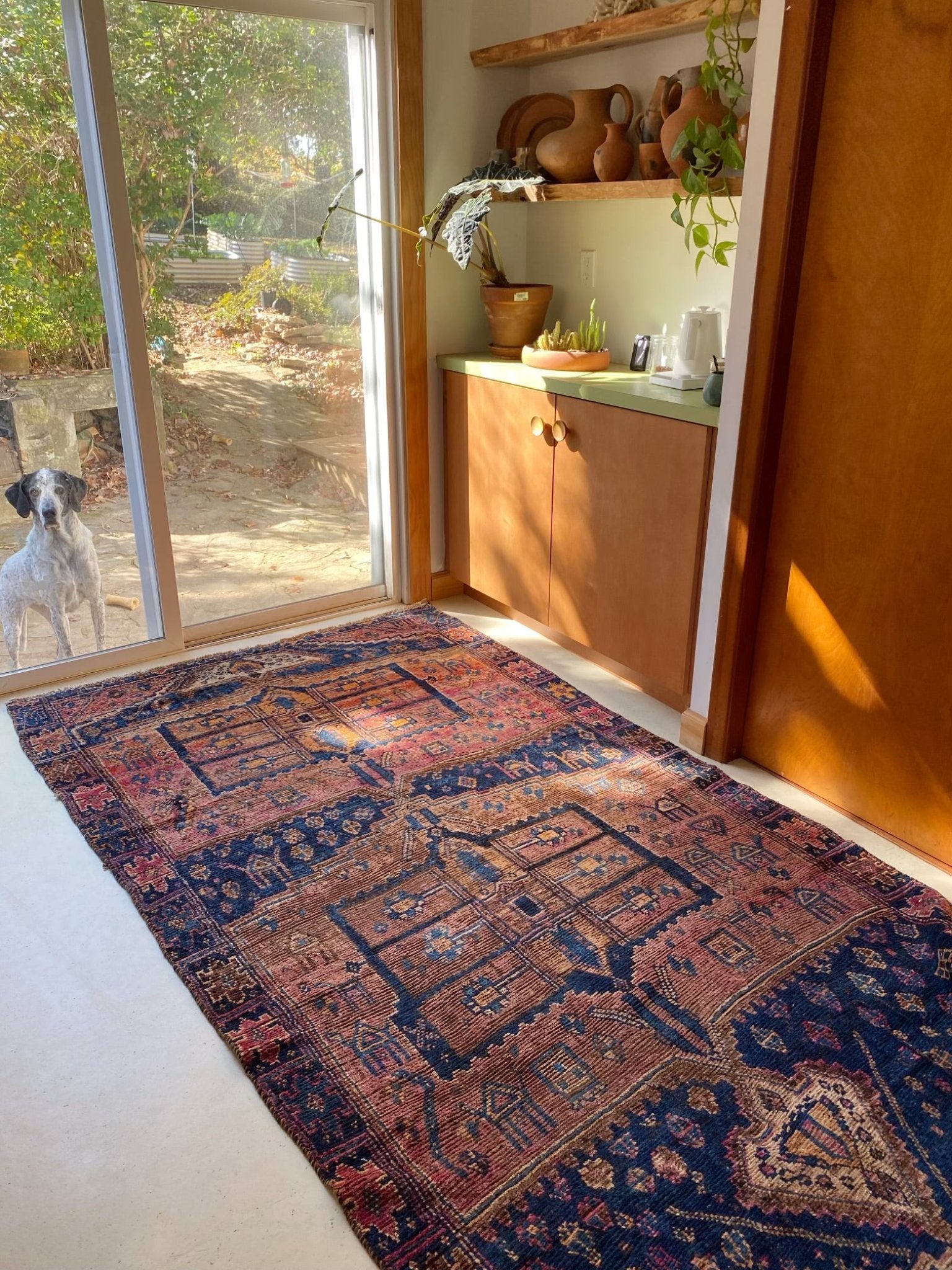 Style a Vintage Persian Rug in a Contemporary Home