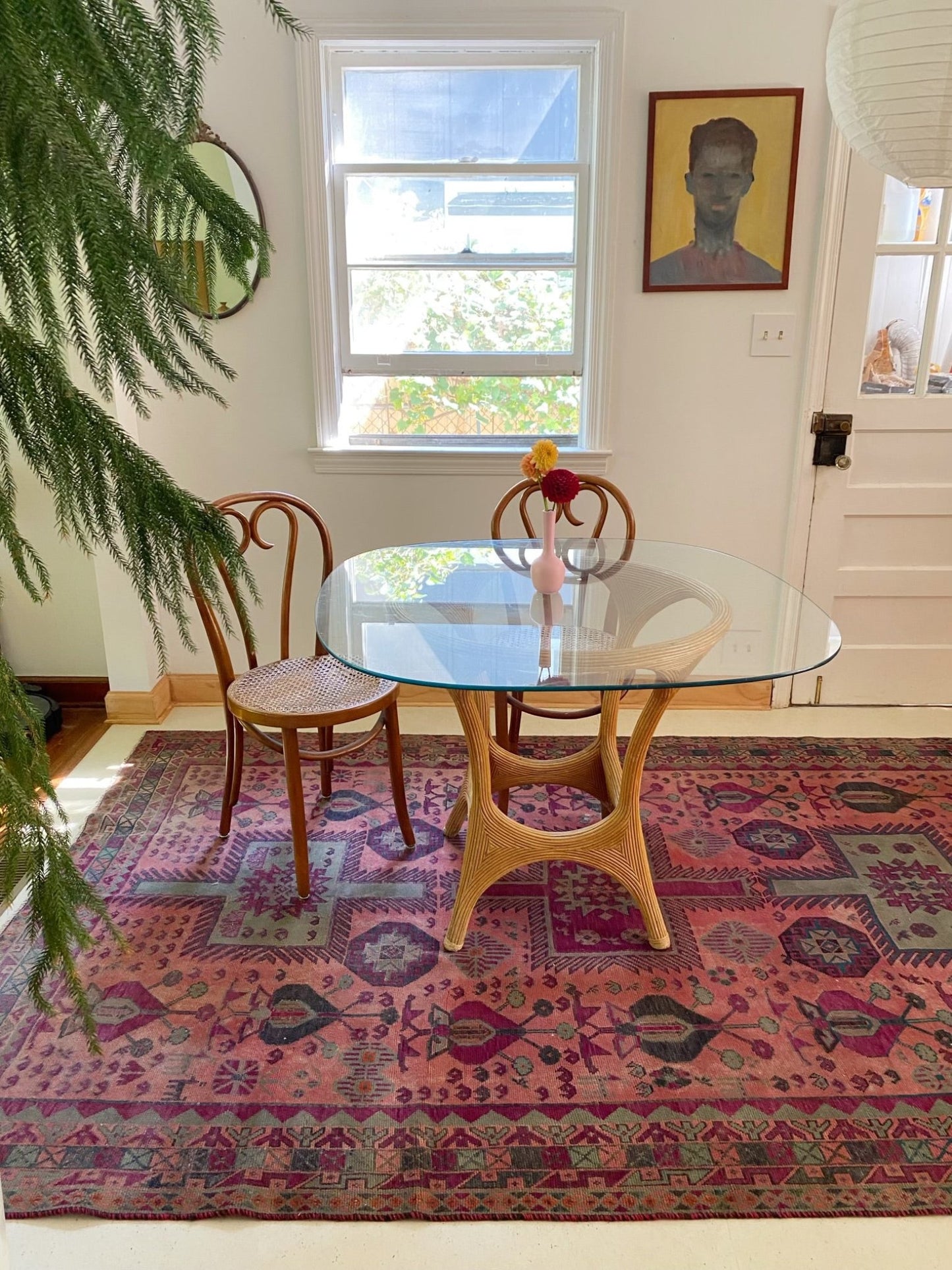 Style a Dining Room with a Vintage Persian Rug