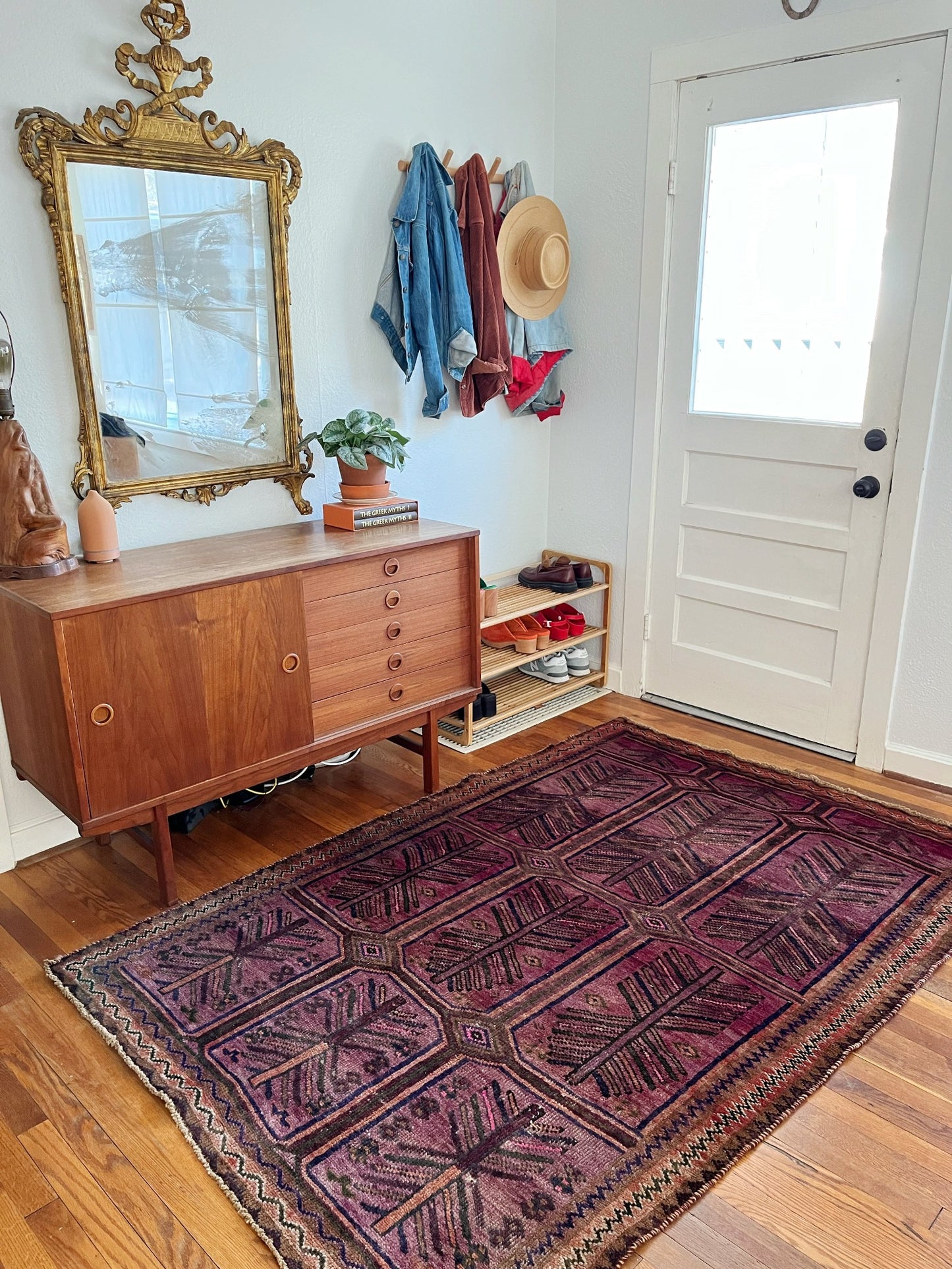 Style Sapo Persian Rug in an Entryway