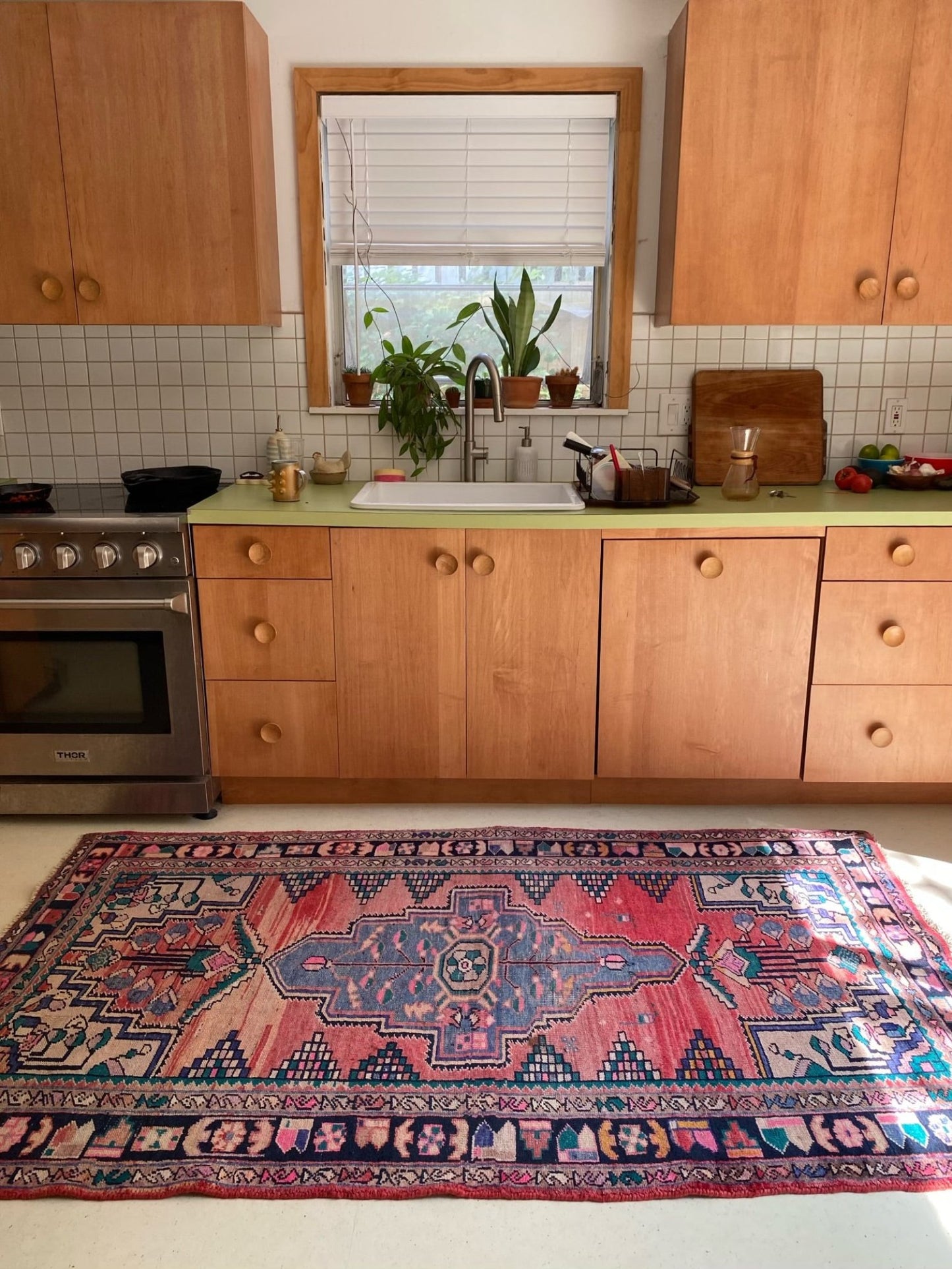 Style a Kitchen with a Vintage Persian Rug