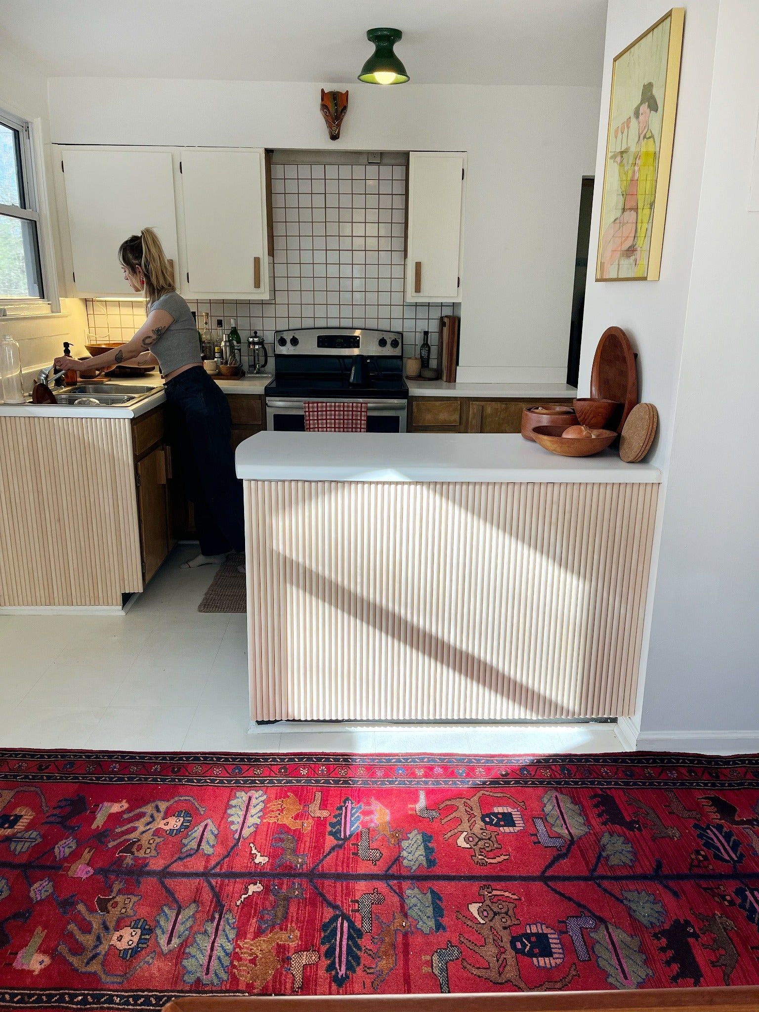 Style Jacaranda Persian Runner in the Kitchen