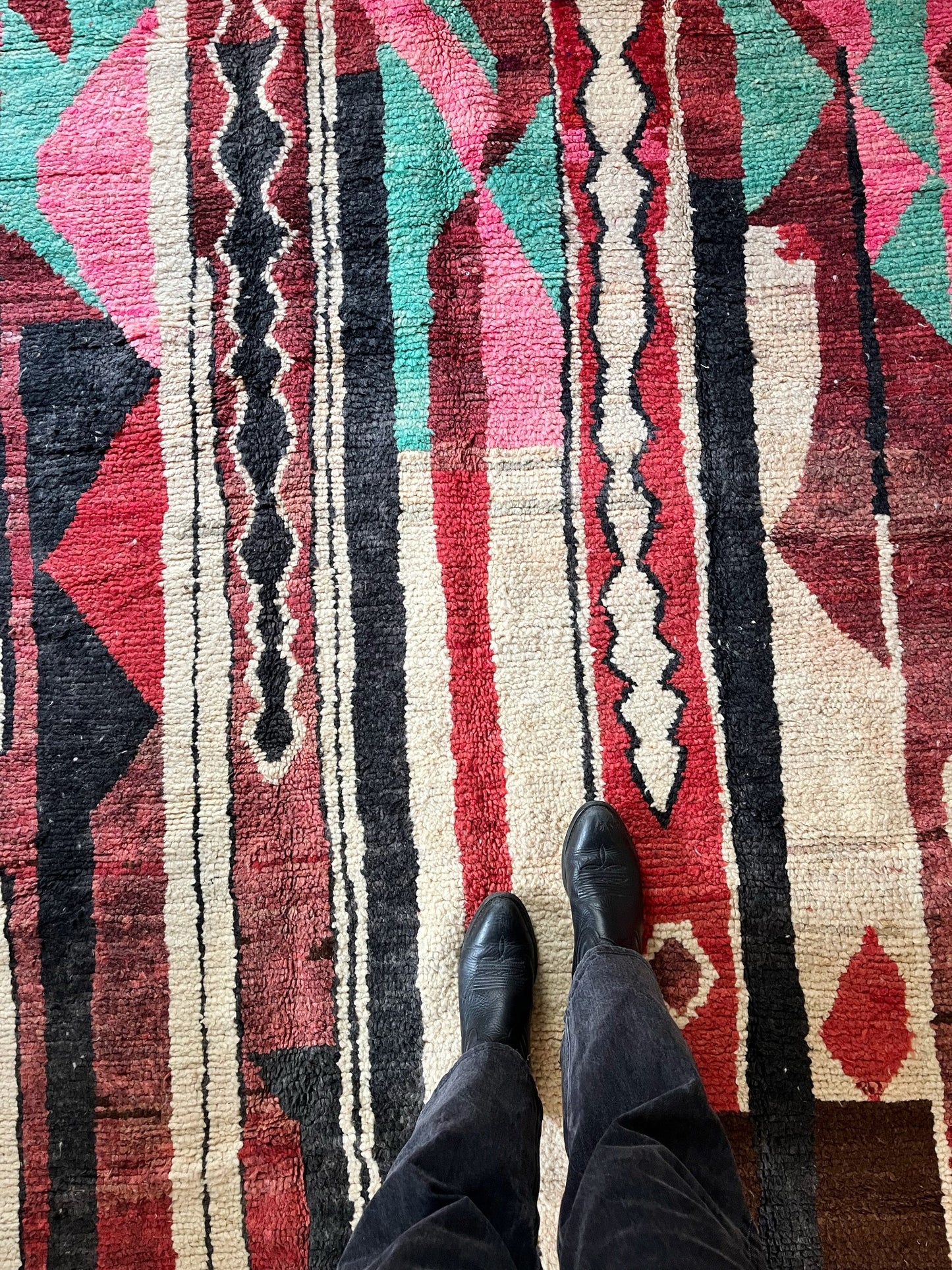 Shop handmade Moroccan rugs at Lost Hunt Vintge