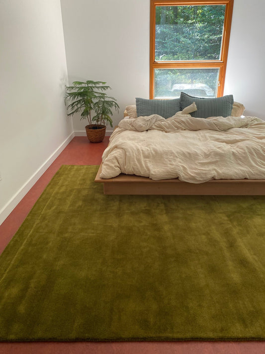 See Green Hand Tufted Area Rug