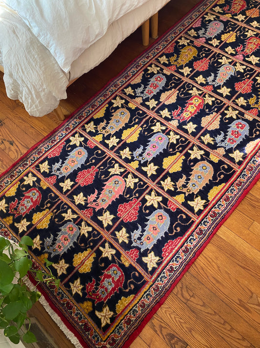 Trazo Vintage Persian Runner