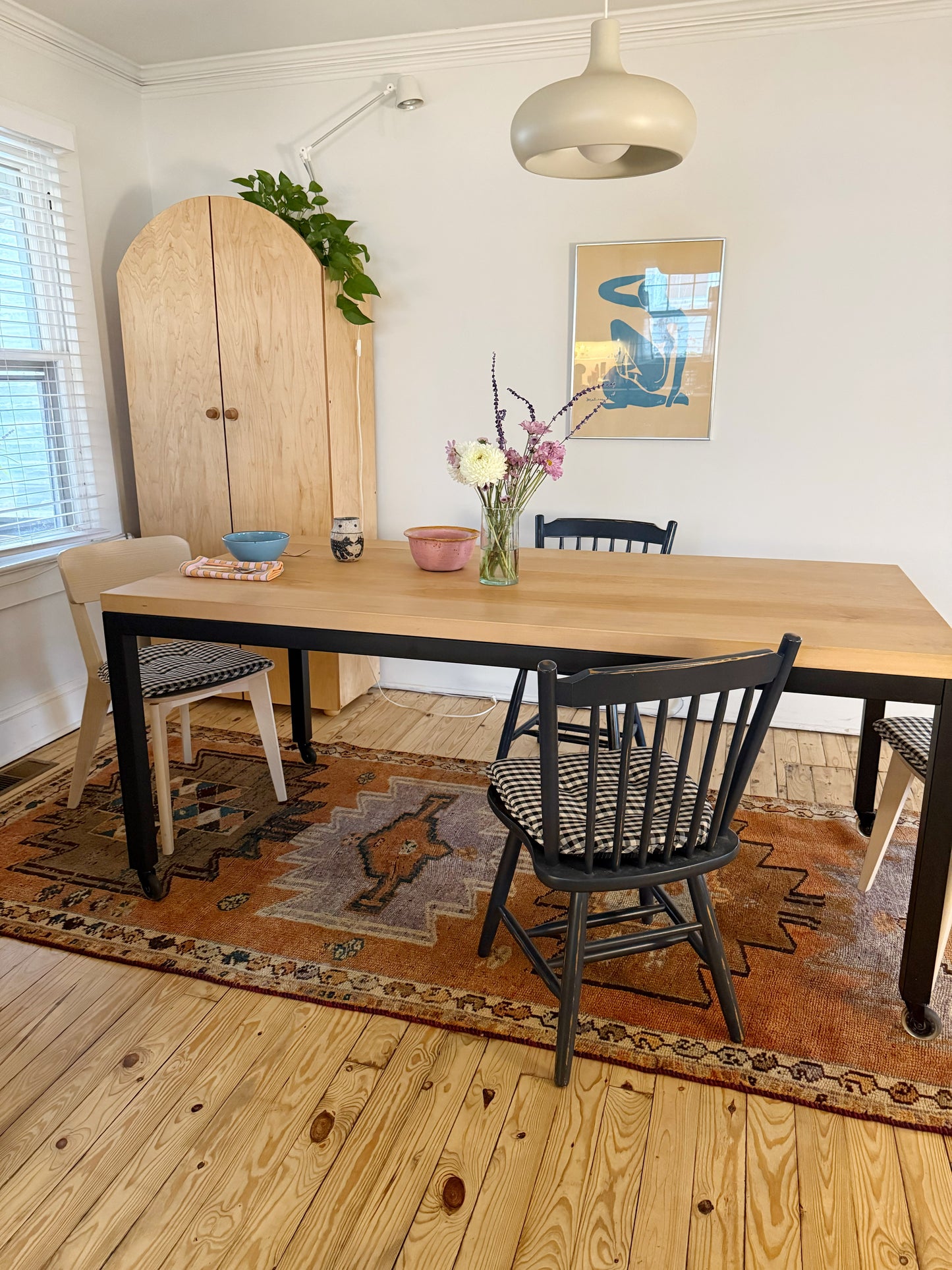 Milagro Blue Vintage Persian Runner Rug