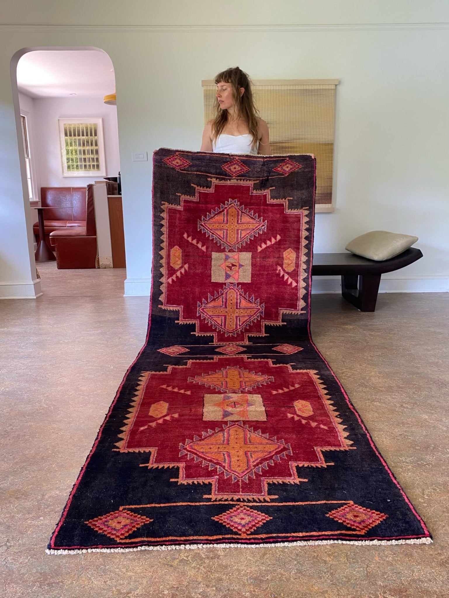 Shop Vintage Tribal Persian Rug